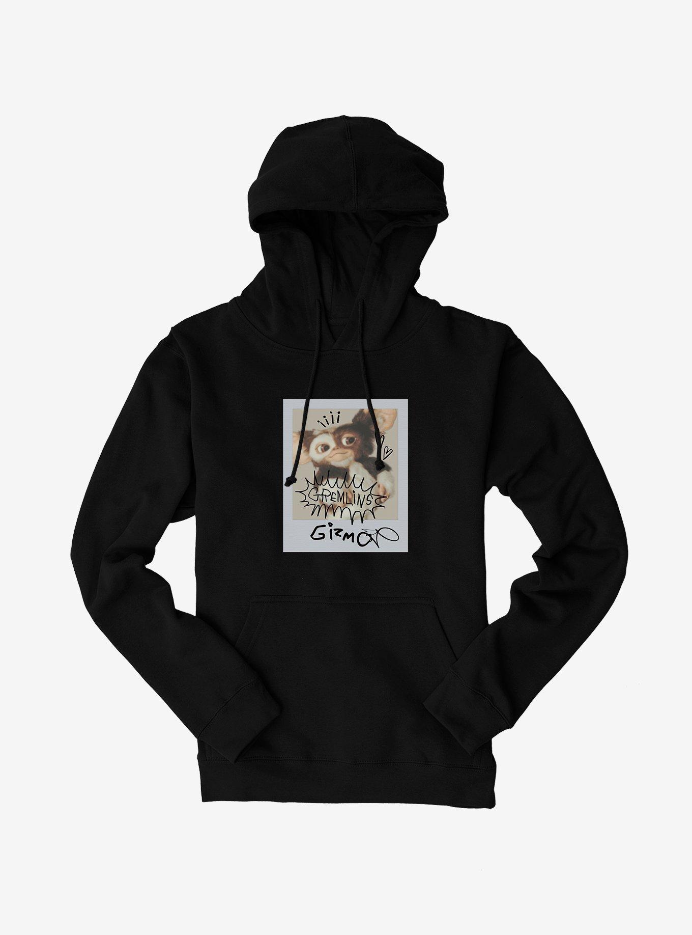 Gremlins Gizmo Polaroid Selfie Hoodie BLACK Hot Topic