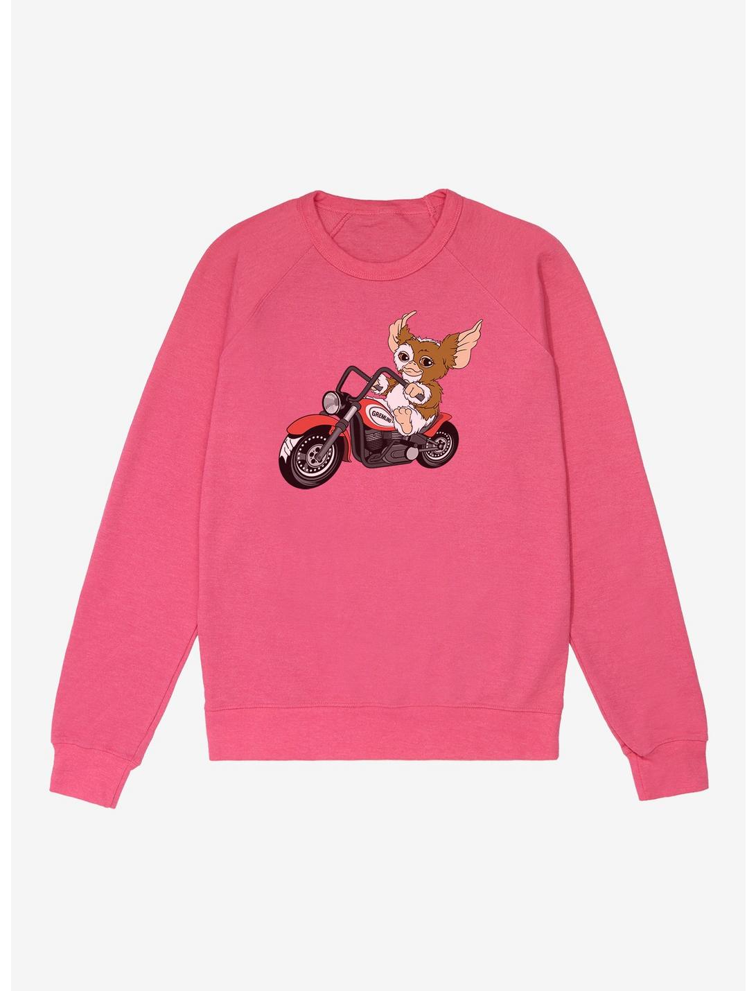 Gremlins Gizmo On A Chopper French Terry Sweatshirt, HELICONIA HEATHER, hi-res