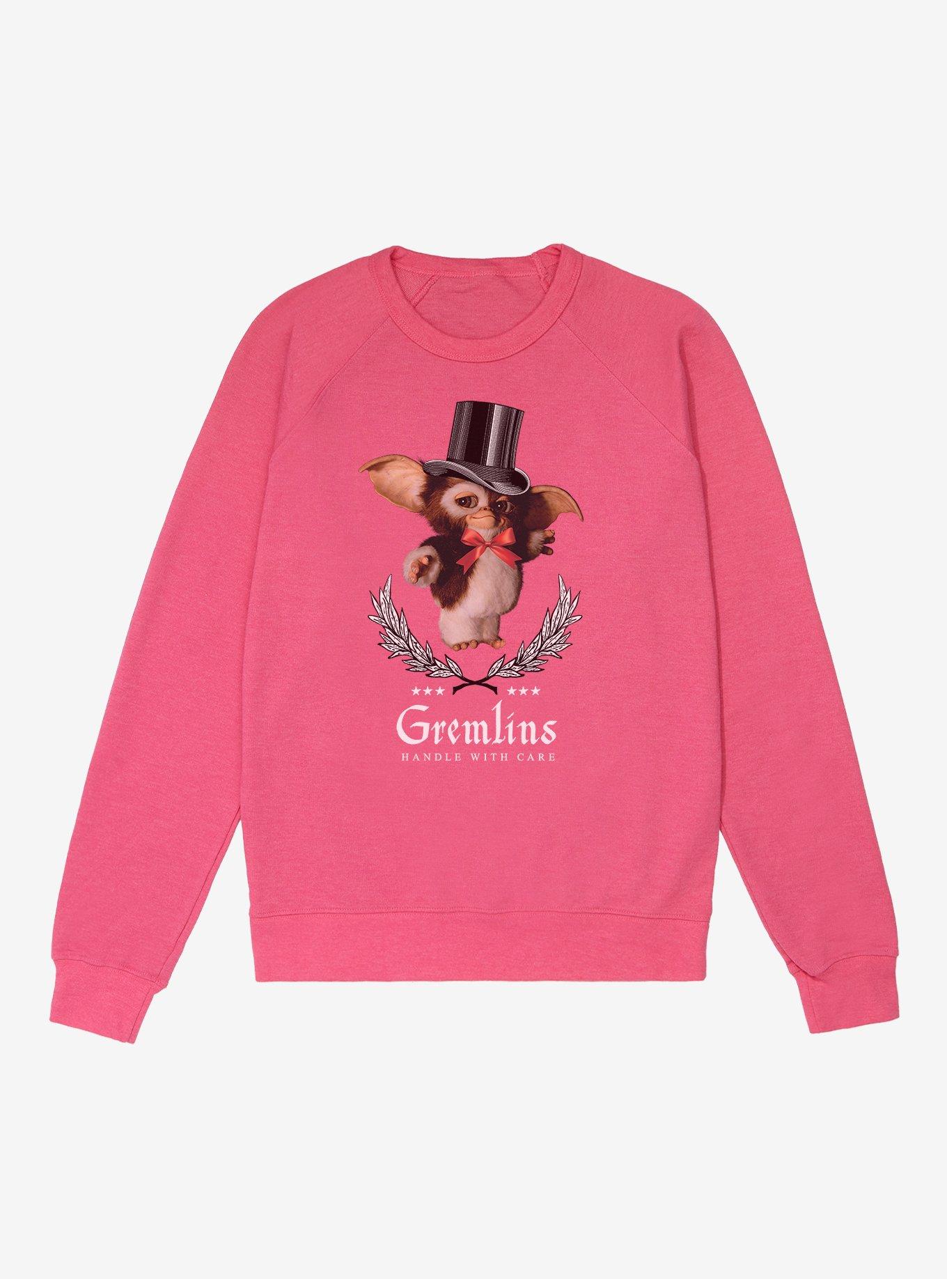 Gremlins Handle With Care French Terry Sweatshirt, HELICONIA HEATHER, hi-res