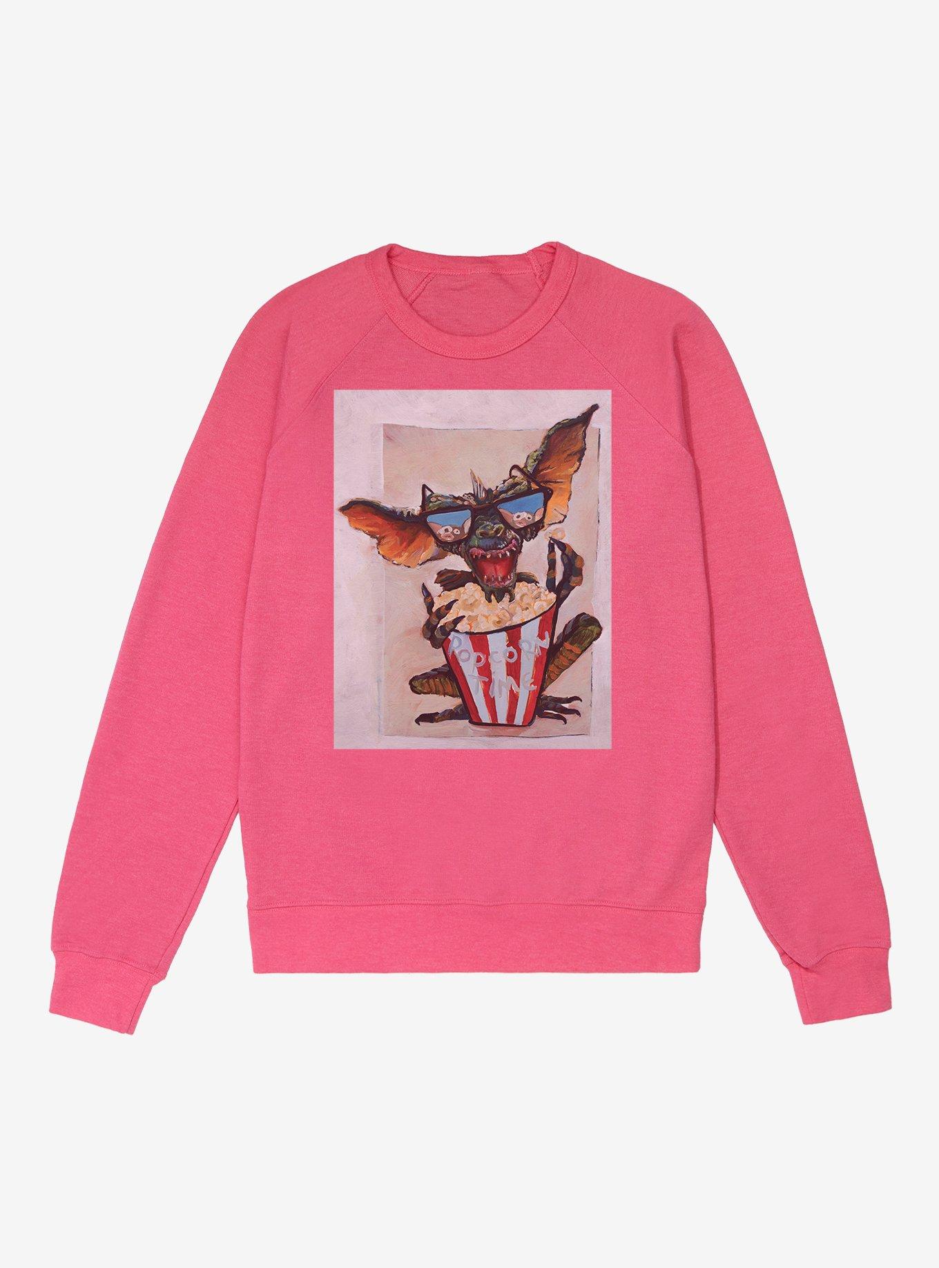 Gremlins Popcorn Time French Terry Sweatshirt, HELICONIA HEATHER, hi-res