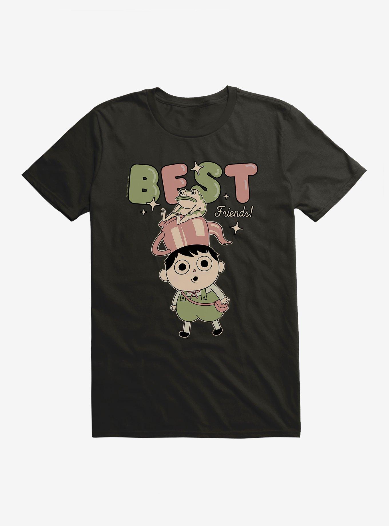 Over The Garden Wall Best Friends Greg & Frog T-Shirt, BLACK, hi-res