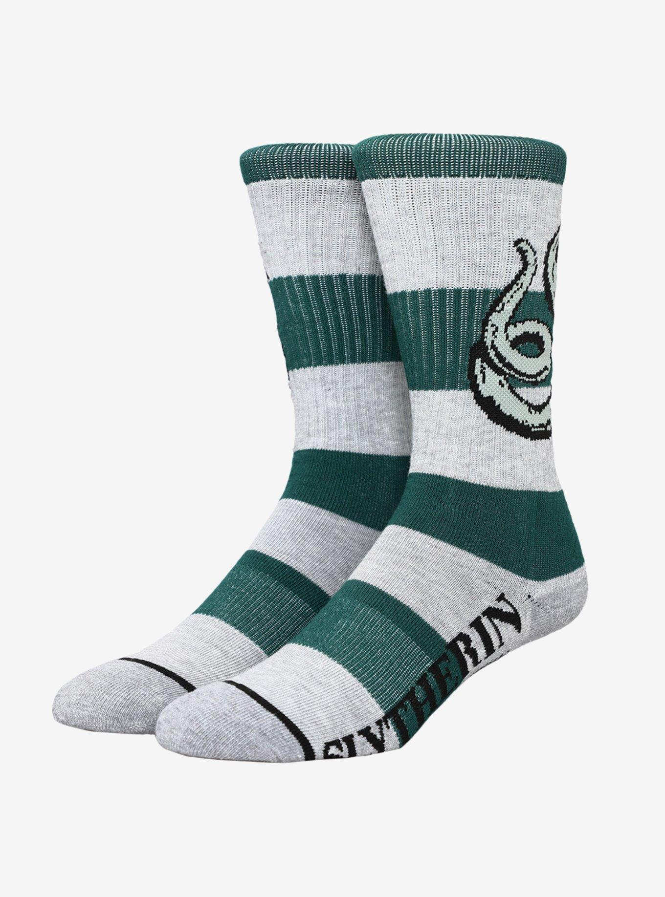 Harry Potter Slytherin Rugby Crew Socks, , hi-res