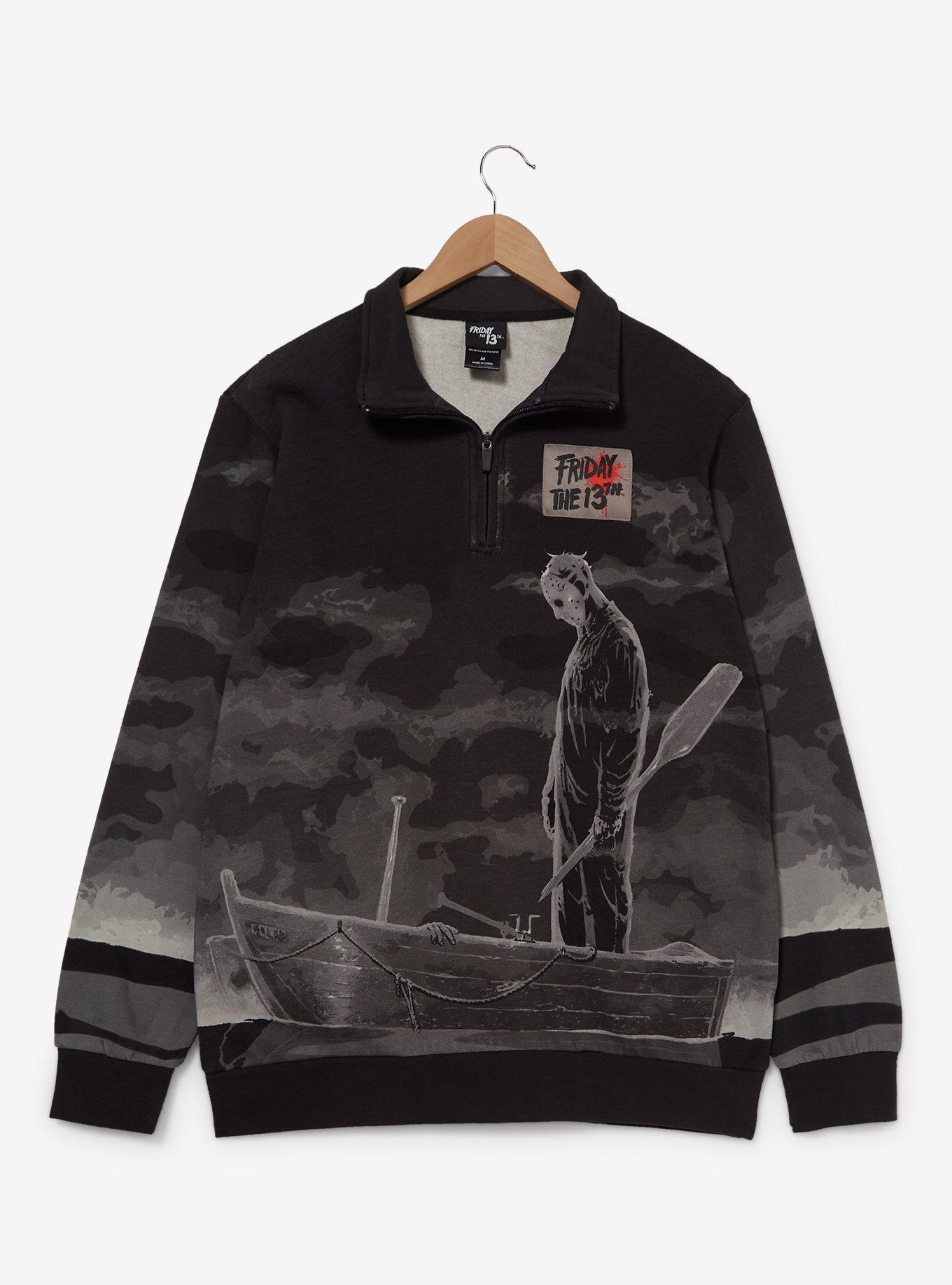 Friday the 13th Scenic Quarter Zip Sweatshirt, , hi-res