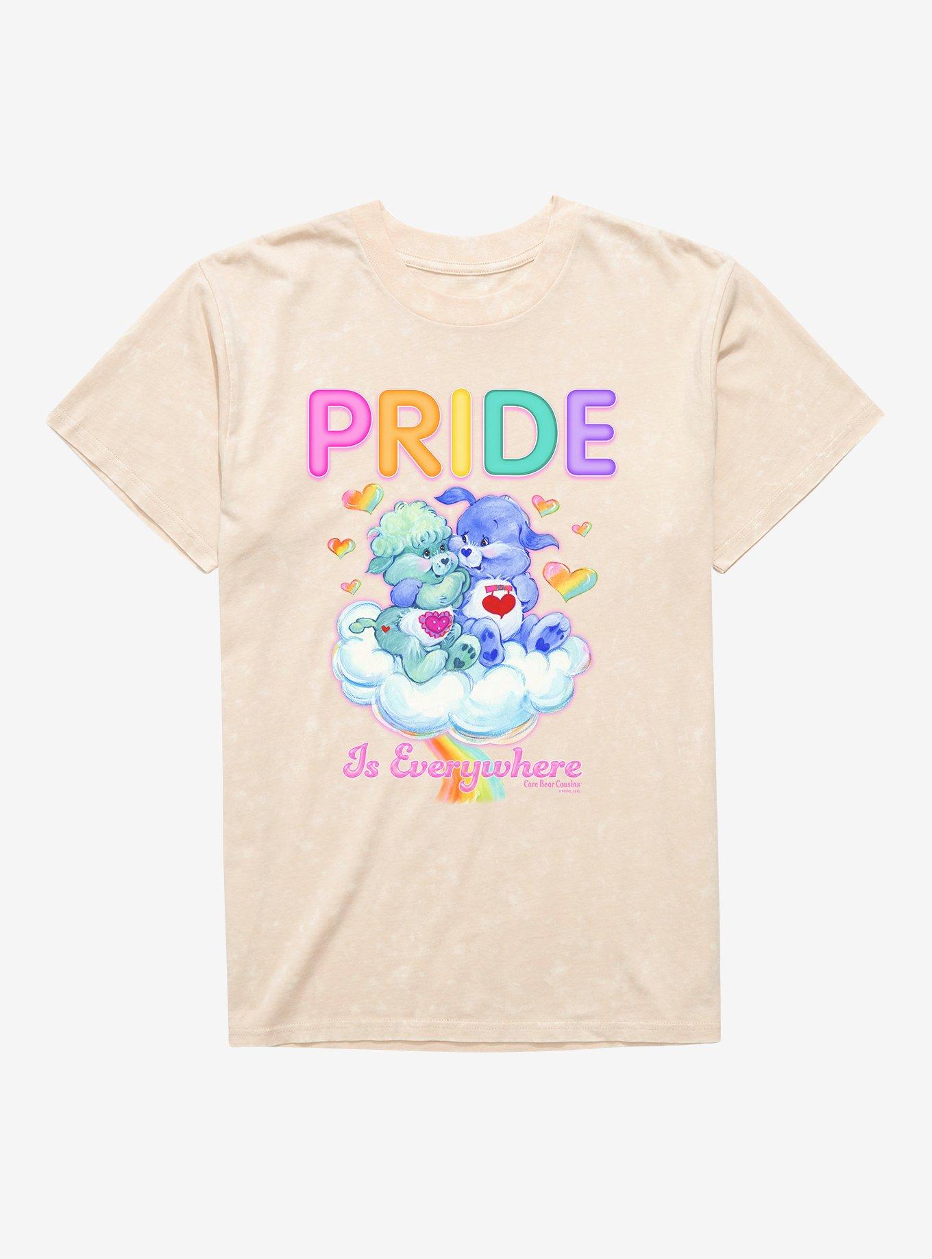 Care Bear Cousins Gentle Heart Lamb & Loyal Heart Dog Pride Is Everywhere Mineral Wash T-Shirt, , hi-res
