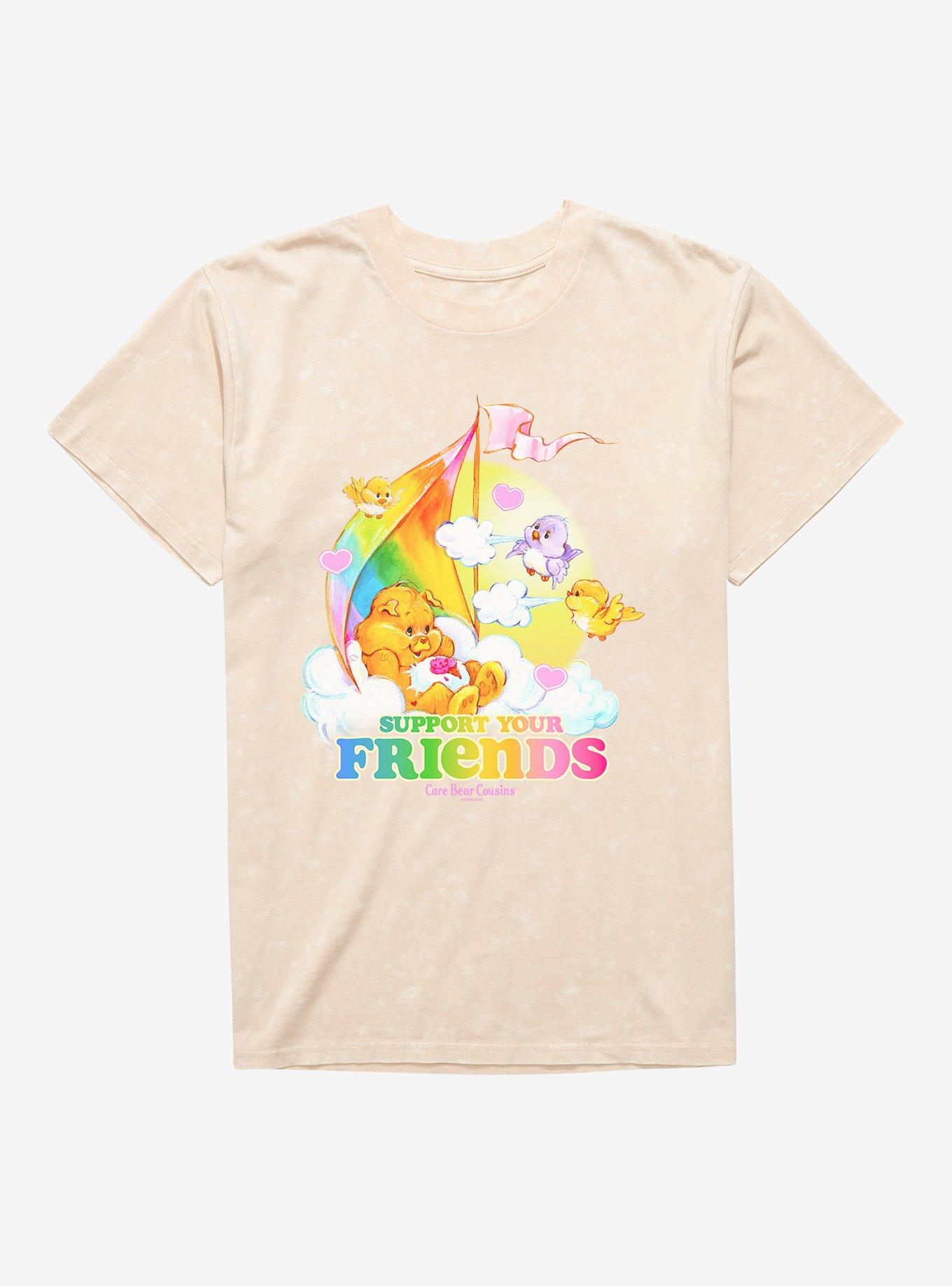 Care Bear Cousins Treat Heart Pig Support Your Friends Mineral Wash T-Shirt, , hi-res