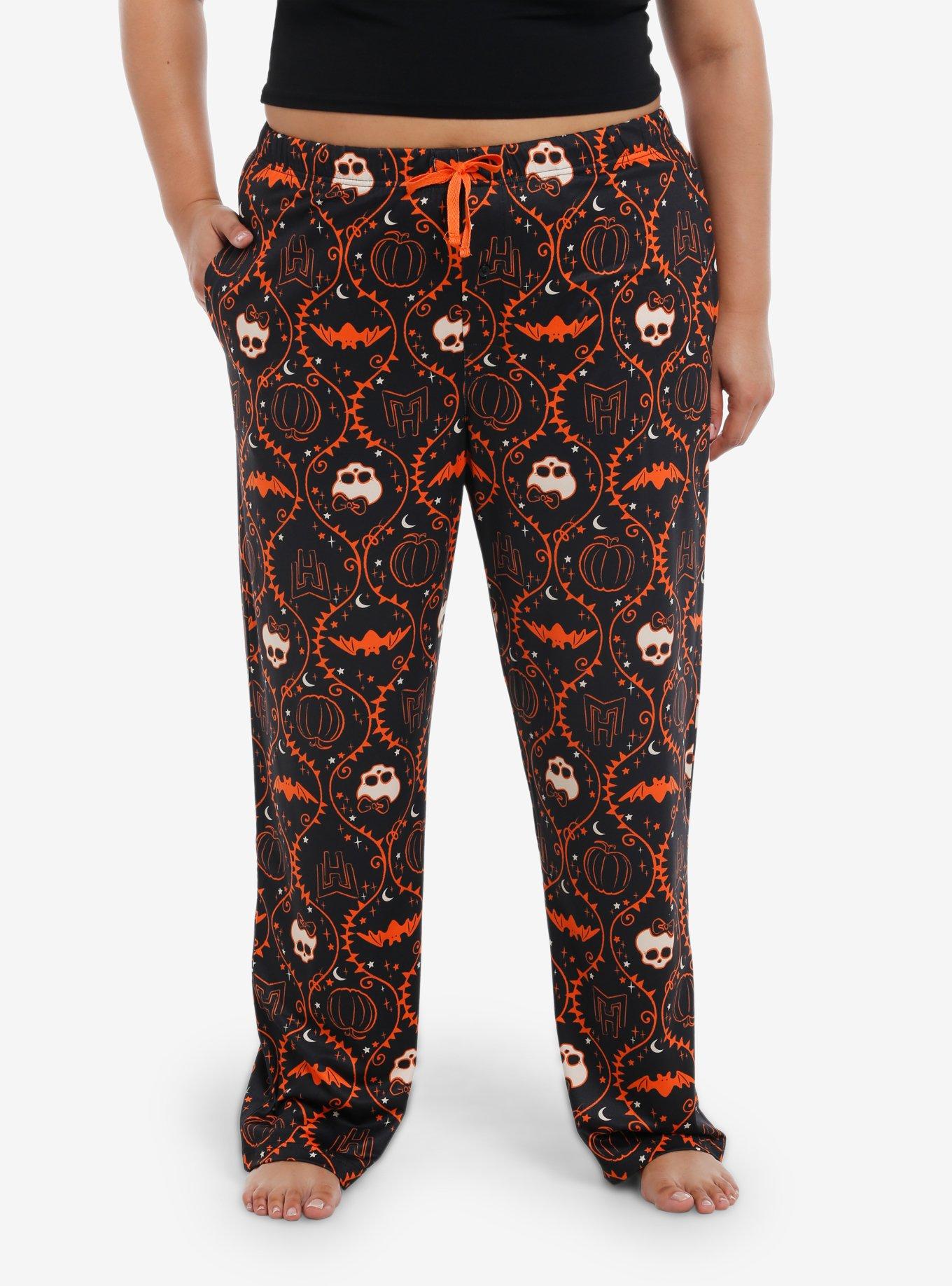 Monster High Halloween Icons Pajama Pants Plus Size, MULTI, hi-res