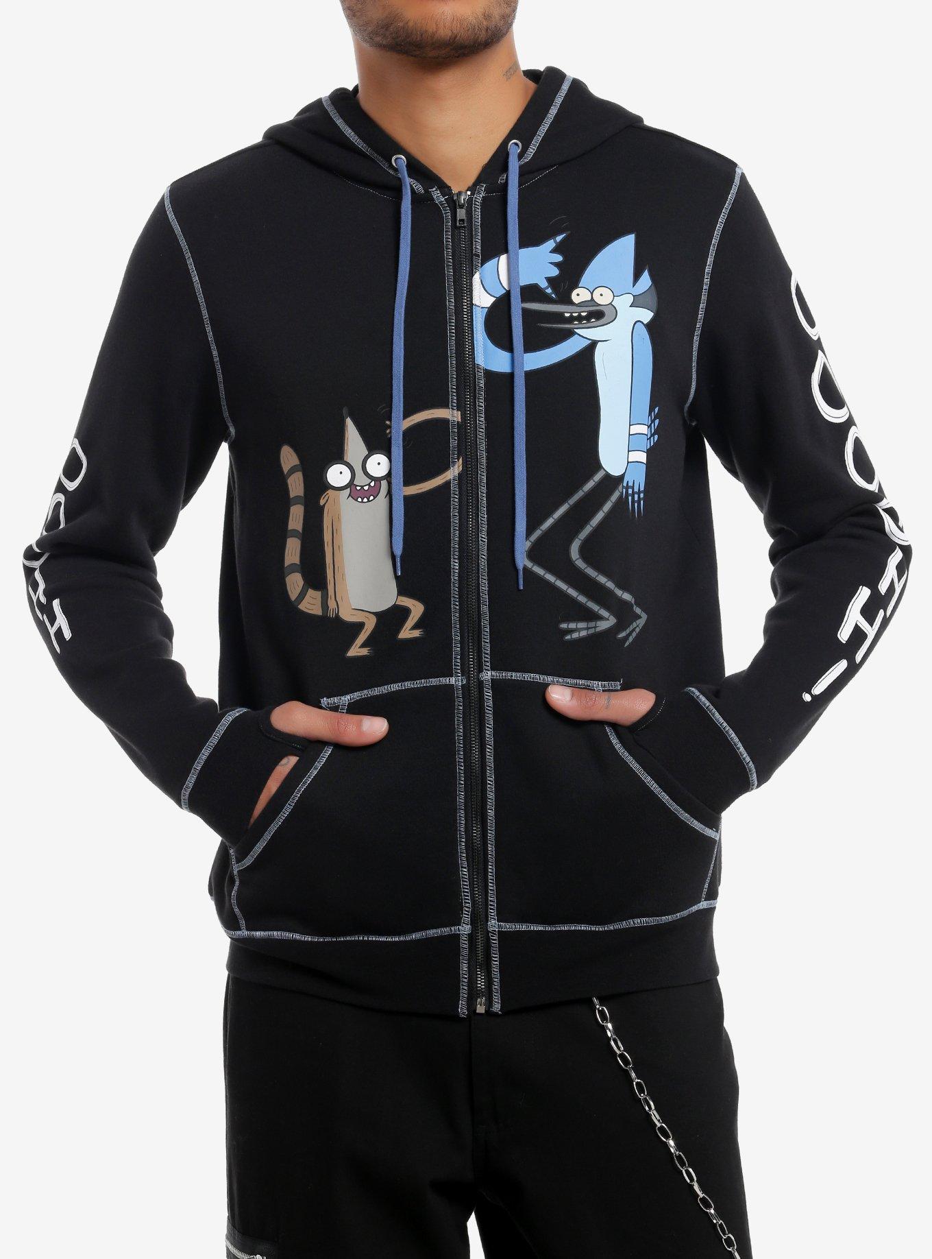 Regular Show Mordecai Rigby Ooohh Hoodie Hot Topic