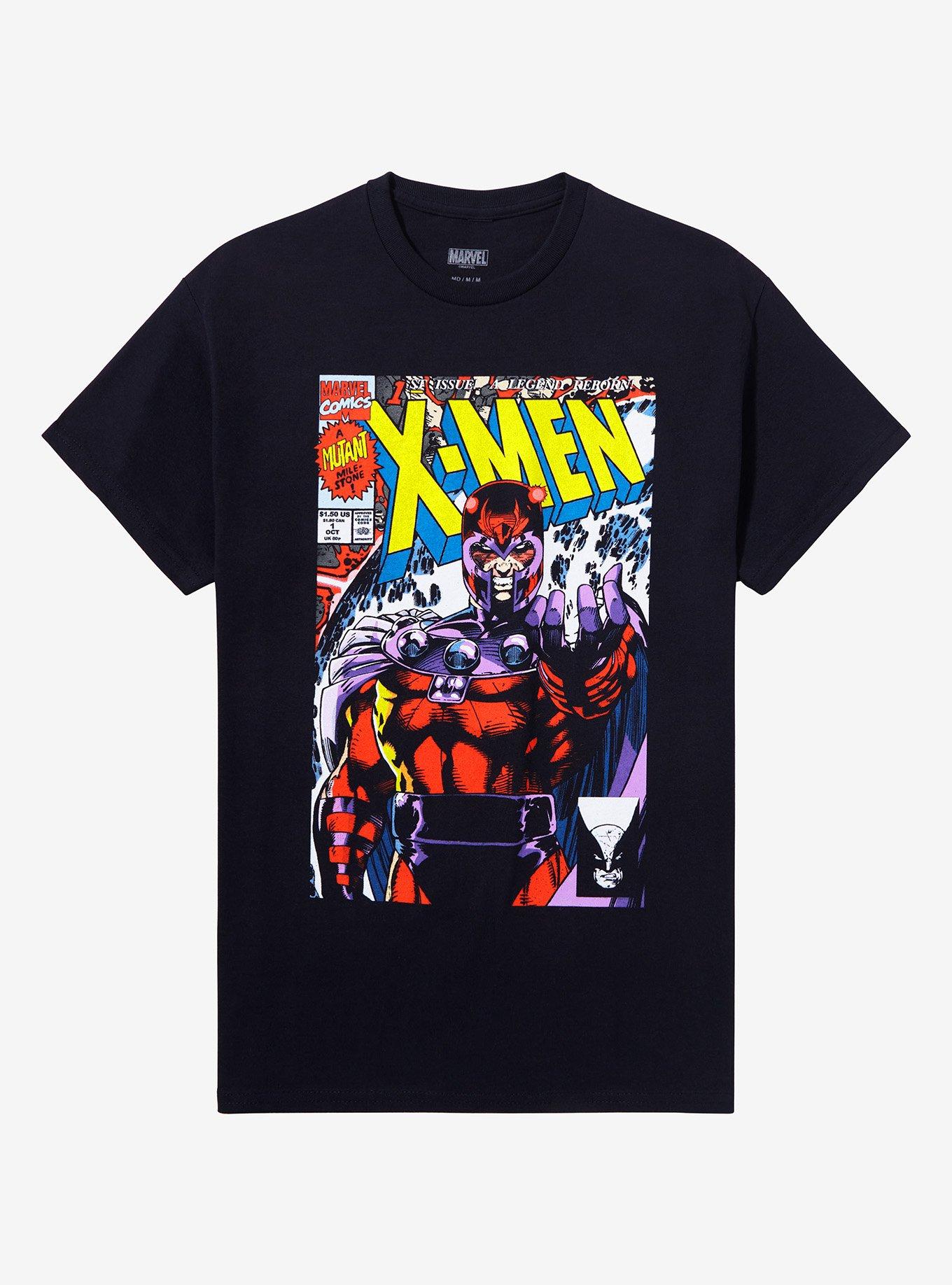 Marvel X-Men Magneto Comic Cover T-Shirt, BLACK, hi-res