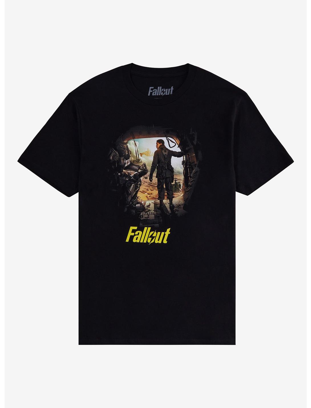 Fallout Maximus Poster T-Shirt, BLACK, hi-res