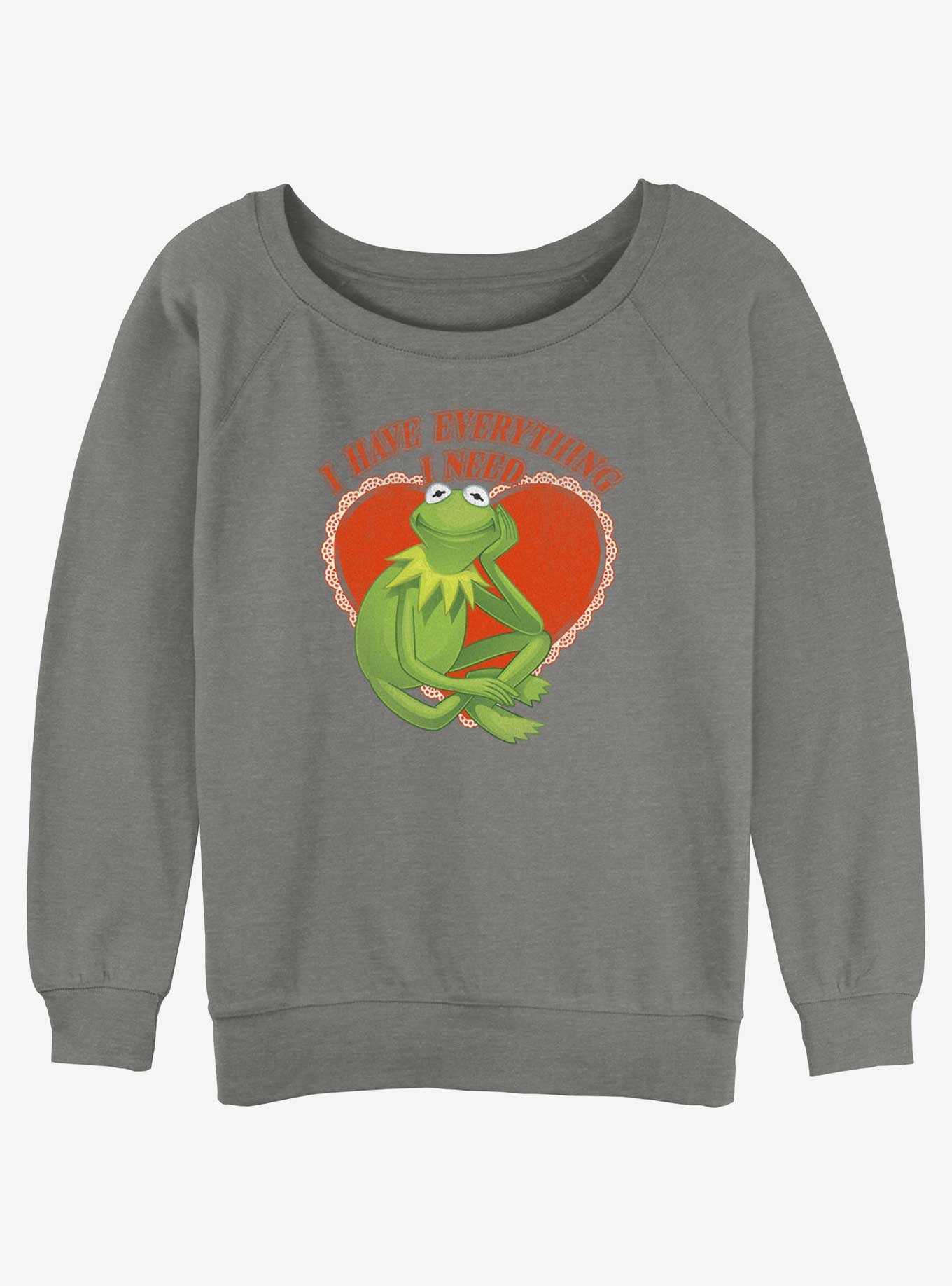 Disney The Muppets Kermit I Have Everything Girls Slouchy Sweatshirt, , hi-res