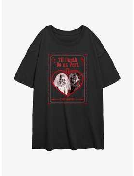 Bride of Chucky The Lovers Girls Oversized T-Shirt, , hi-res
