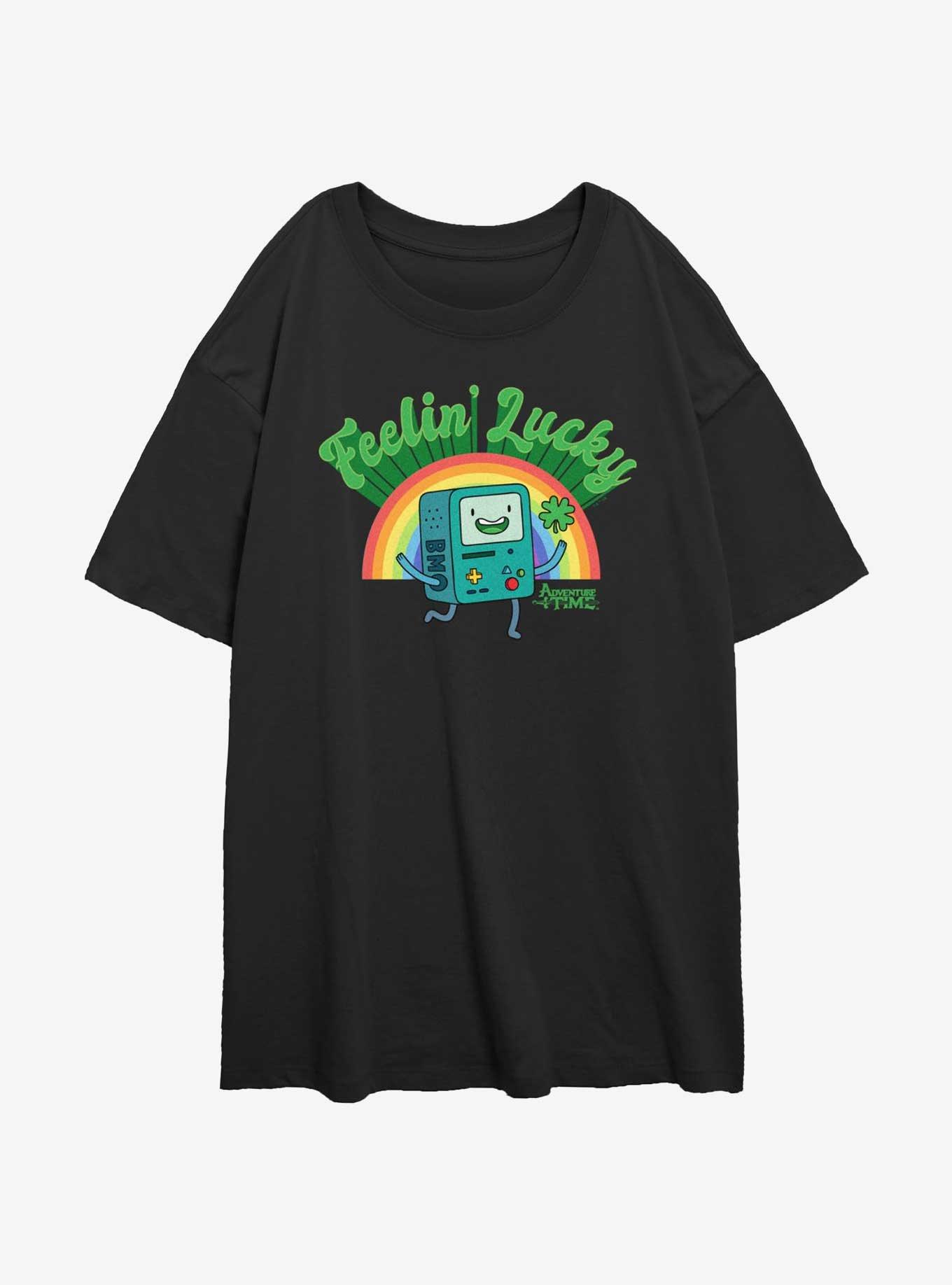 Adventure Time Lucky BMO Girls Oversized T-Shirt, , hi-res