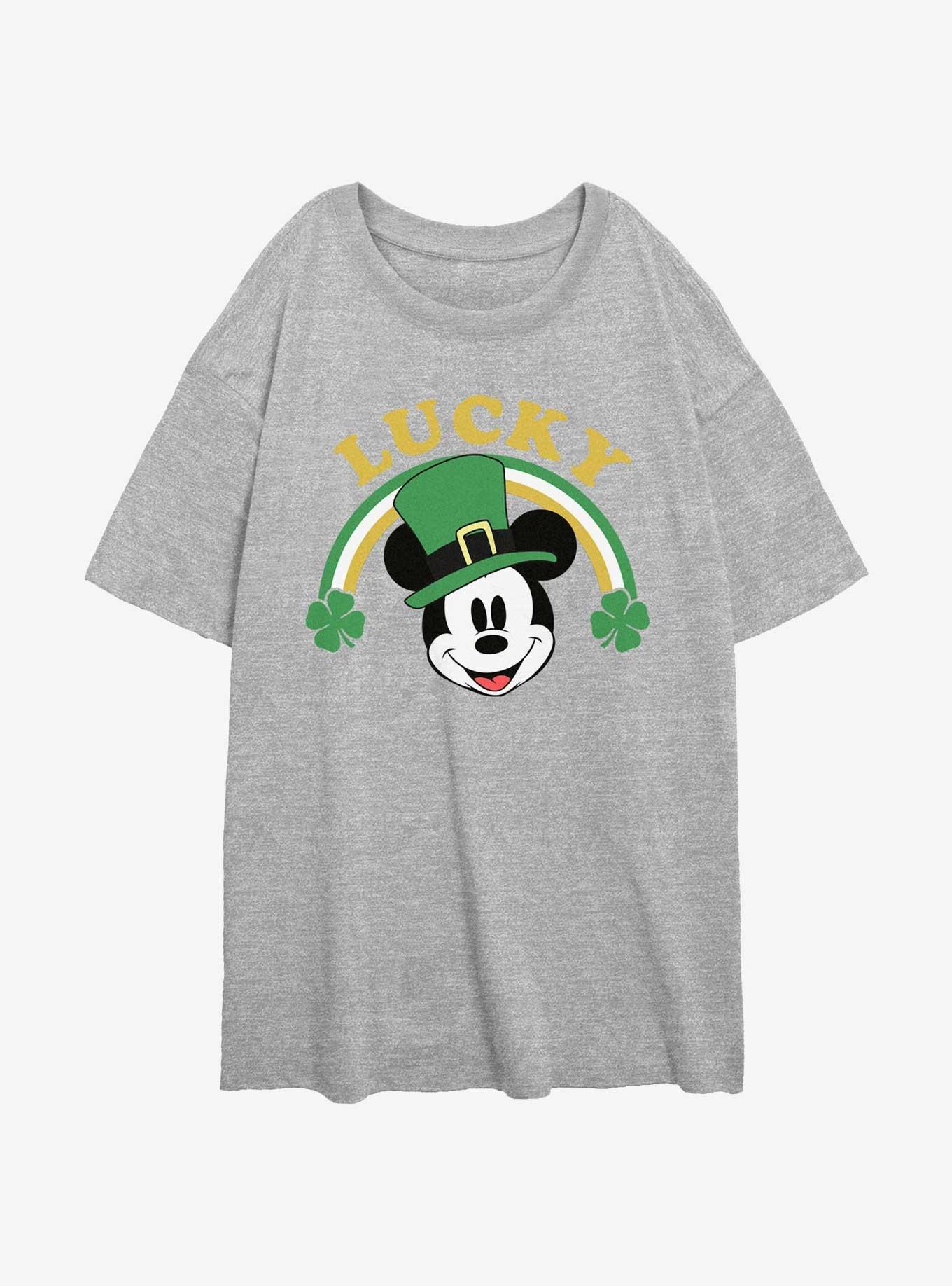 Hot Topic Disney Mickey Mouse Lucky Girls Oversized T-Shirt