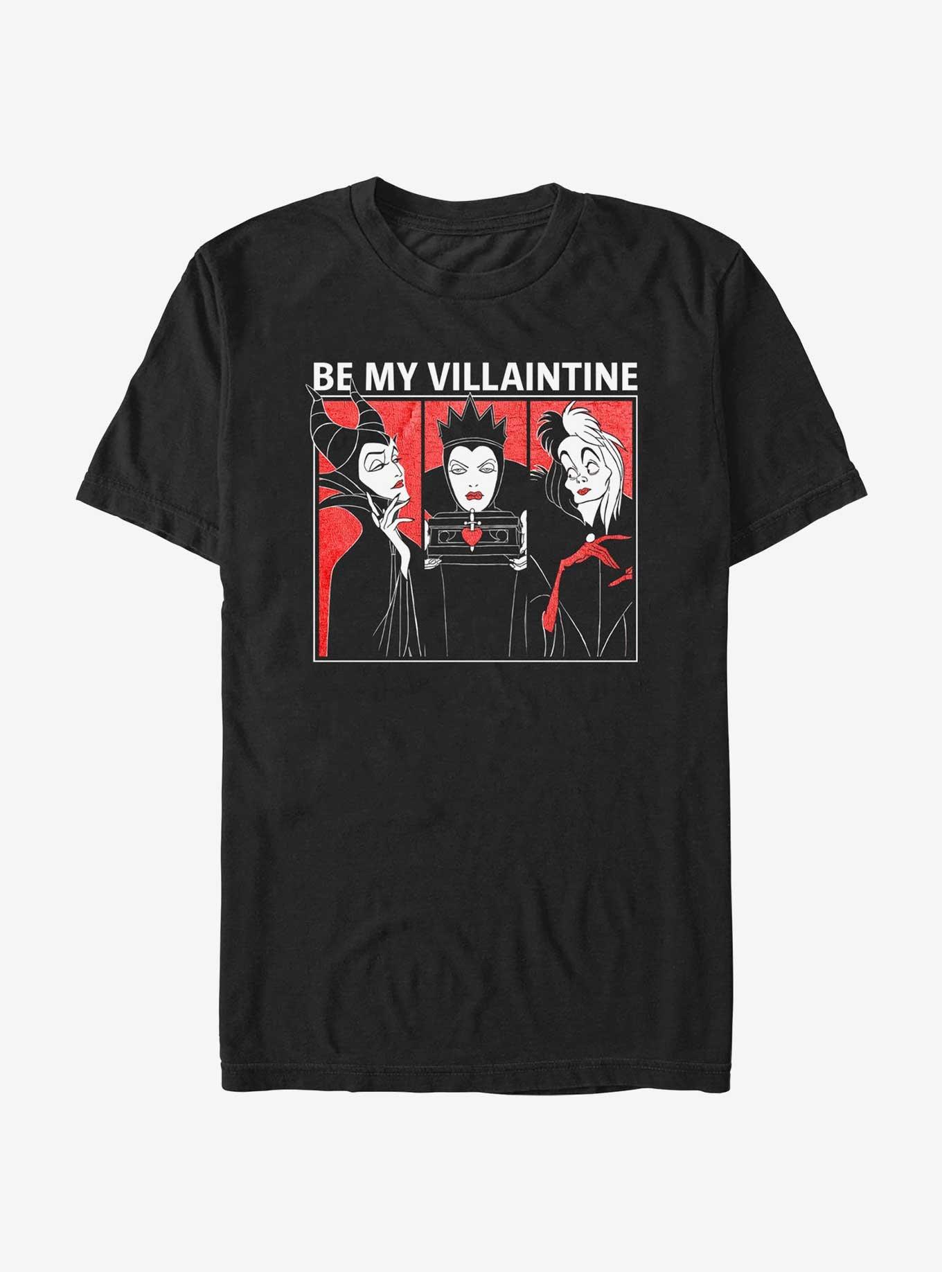 Disney Villains Be My Villaintine T-Shirt, BLACK, hi-res