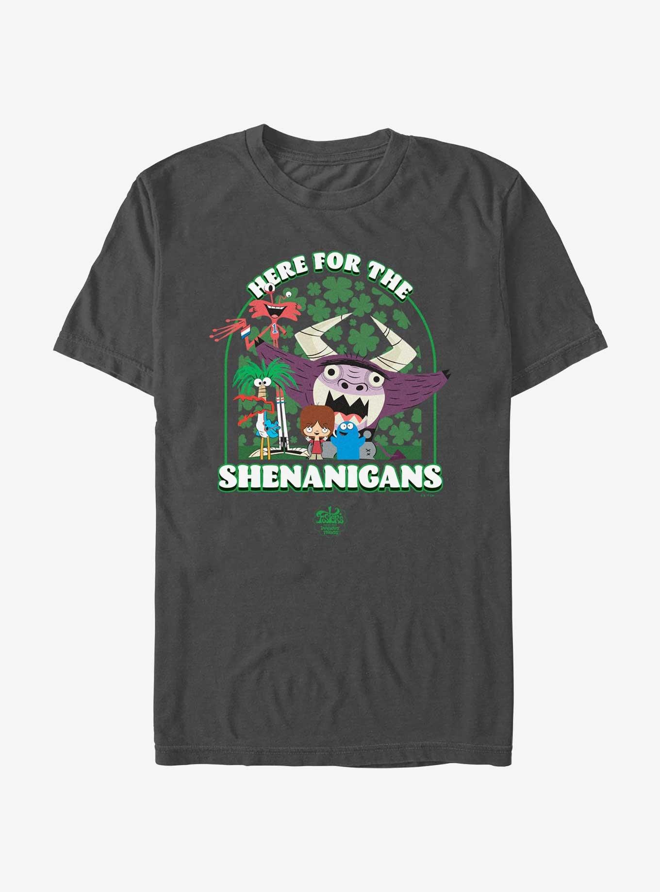 Foster's Home for Imaginary Friends Here For The Shenanigans T-Shirt, CHARCOAL, hi-res