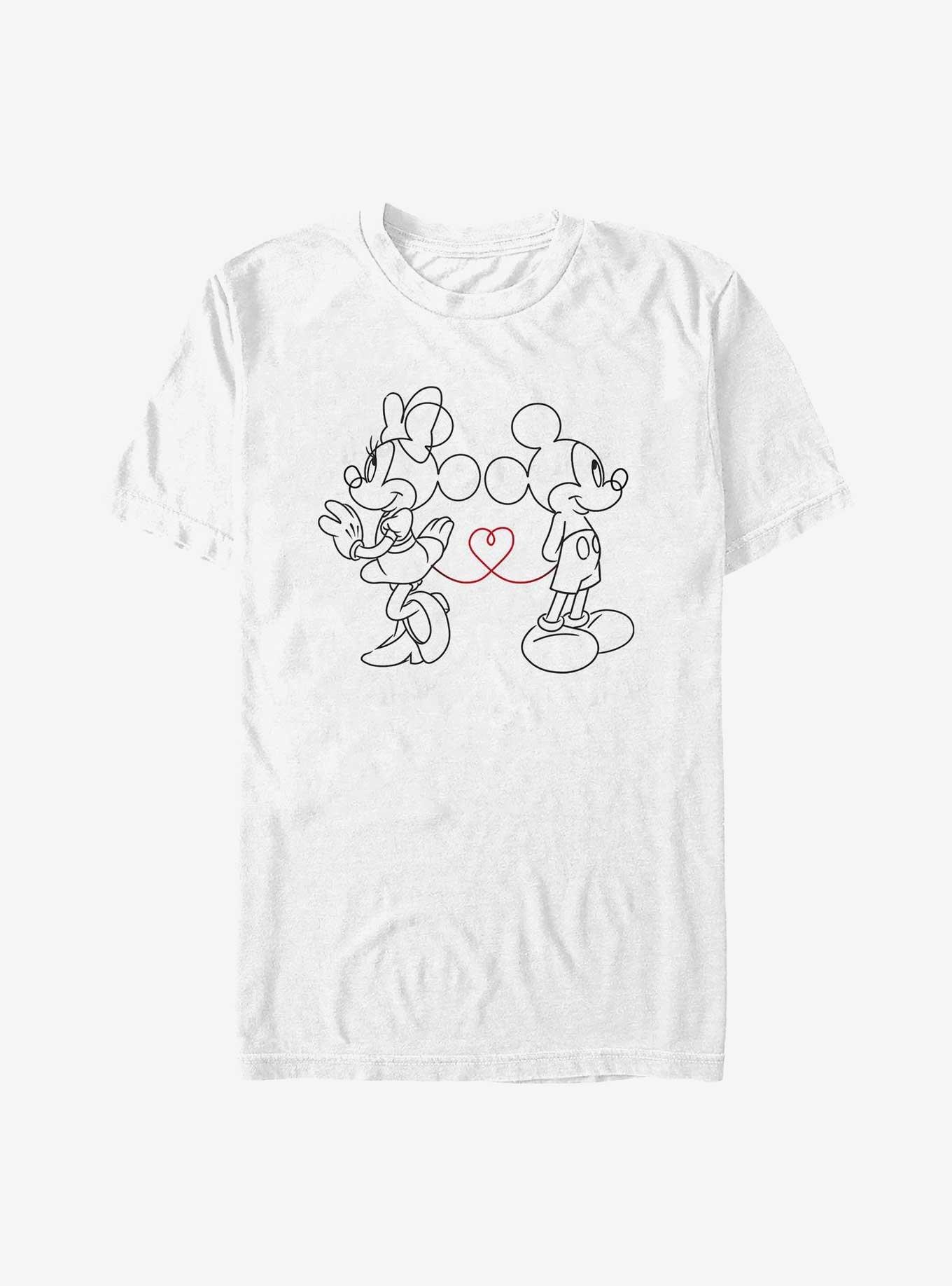 Disney Mickey Mouse & Minnie Mouse Heart Tails T-Shirt, , hi-res