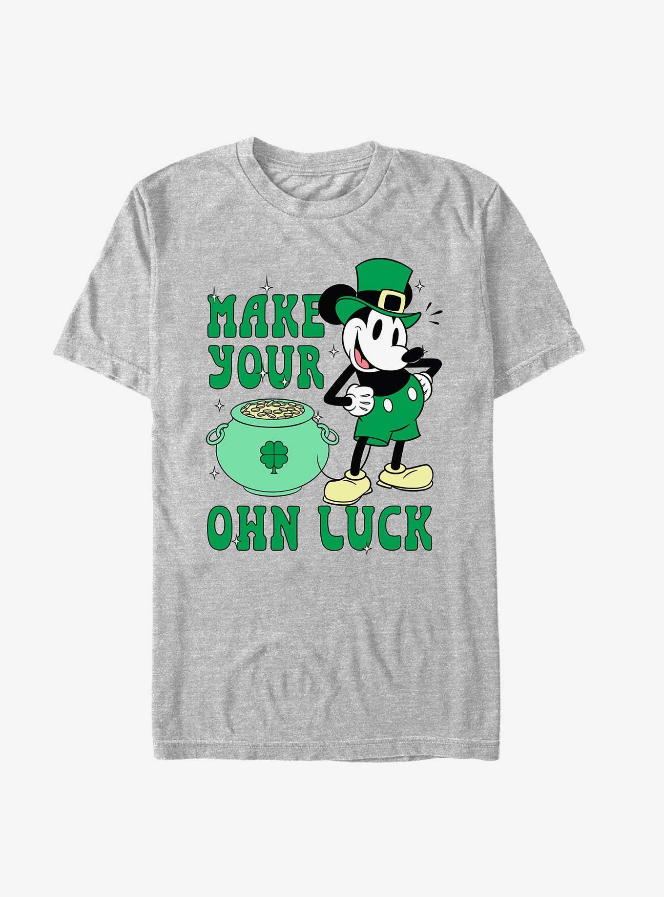 Disney Mickey Mouse Make Your Own Luck T-Shirt, , hi-res
