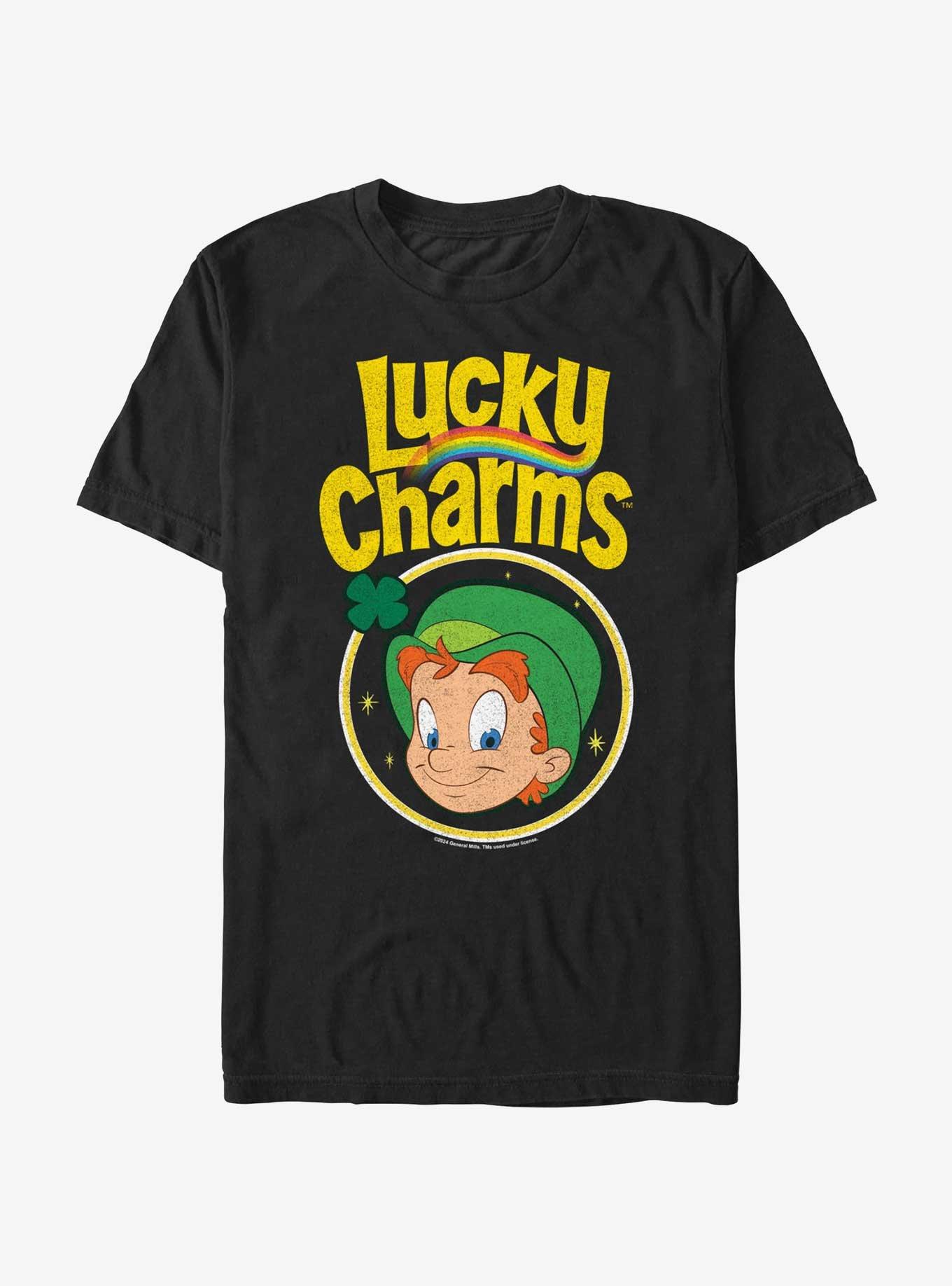 Lucky Charms Lucky Leprechaun T-Shirt, BLACK, hi-res