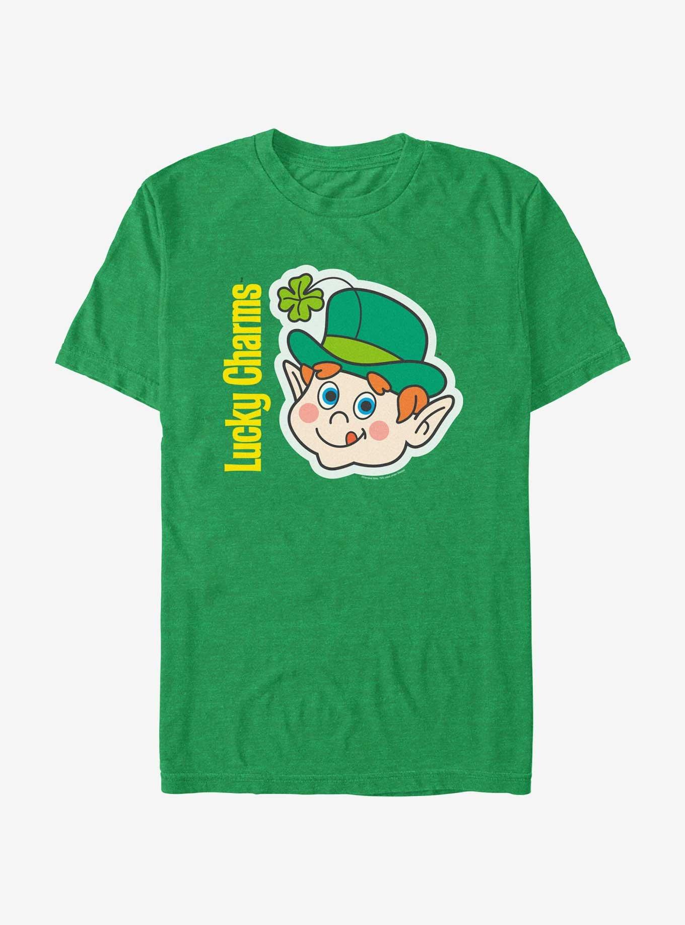 Lucky Charms Lucky Retro Face T-Shirt, , hi-res