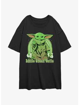 Star Wars The Mandalorian Little Green Cutie Girls Oversized T-Shirt, , hi-res