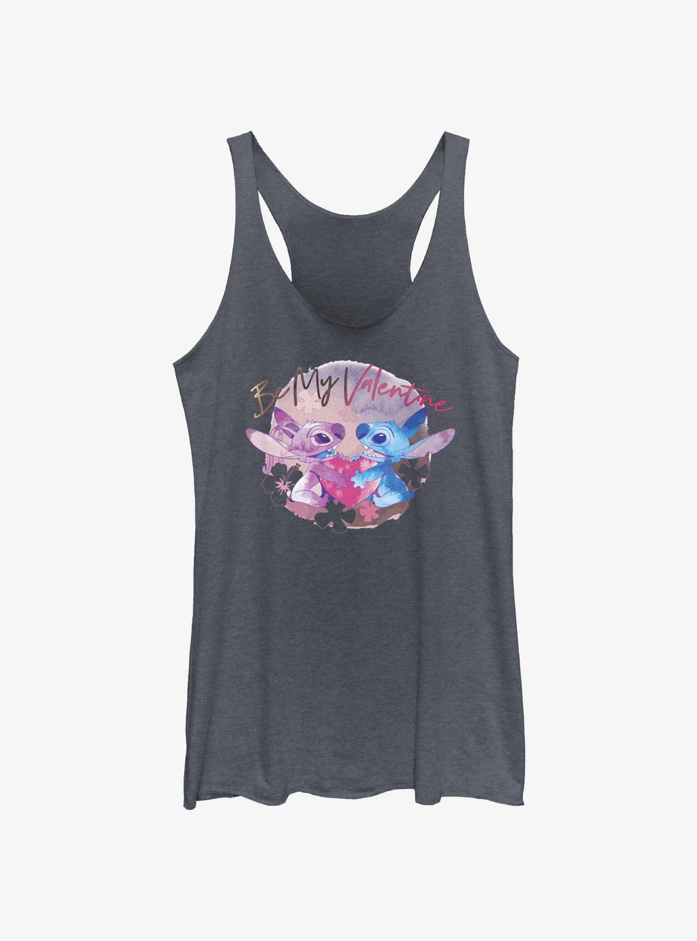 Disney Lilo & Stitch Be My Valentine Stitch Angel Girls Tank, , hi-res