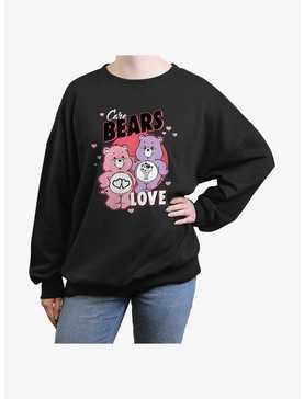 Care Bears Love-a-Lot and Share Bear Love Girls Oversized Sweatshirt, , hi-res