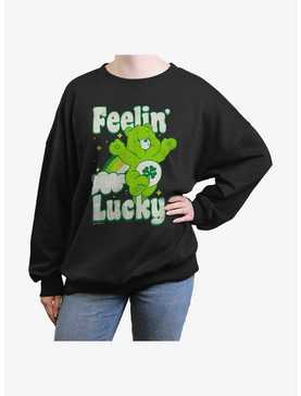 Care Bears Feelin' Lucky Girls Oversized Sweatshirt, , hi-res