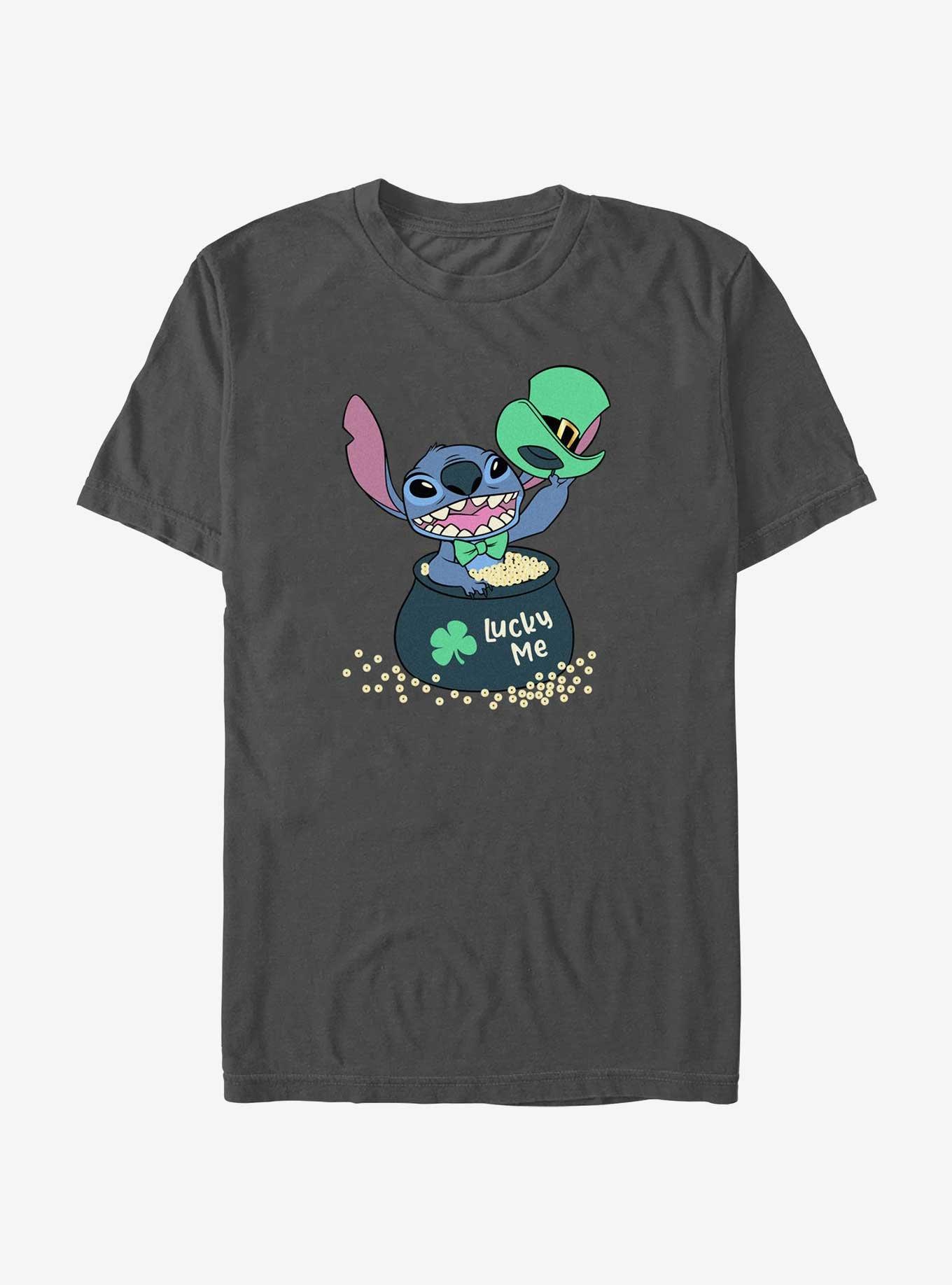Disney Lilo & Stitch Lucky Stitch T-Shirt, CHARCOAL, hi-res