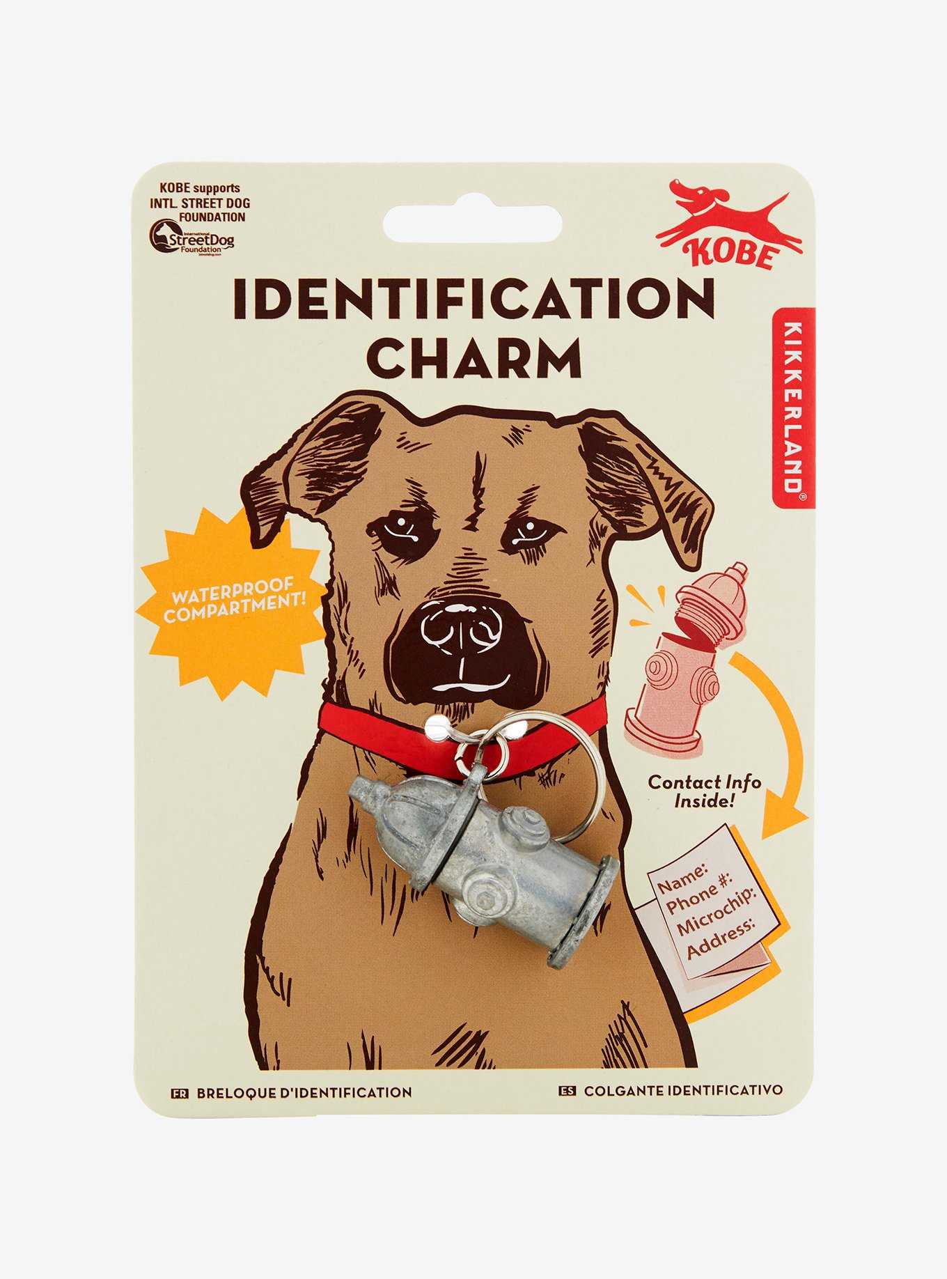 Kikkerland Fire Hydrant Dog Identification Charm, , hi-res