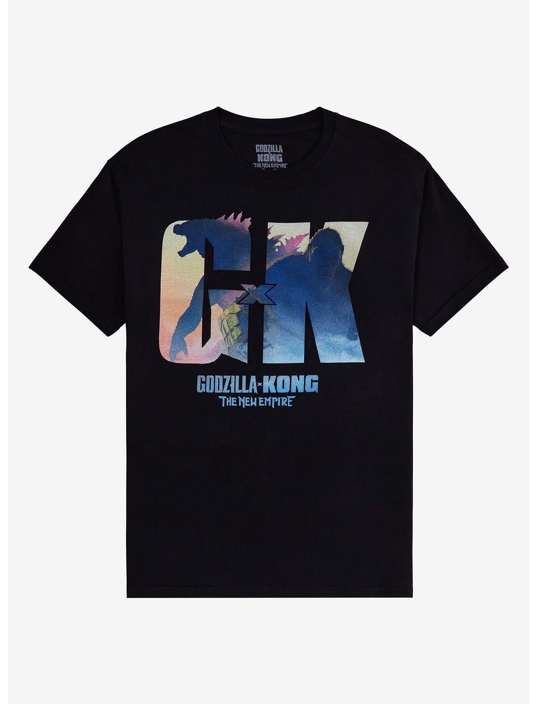 Godzilla X Kong: The New Empire Poster T-Shirt, BLACK, hi-res