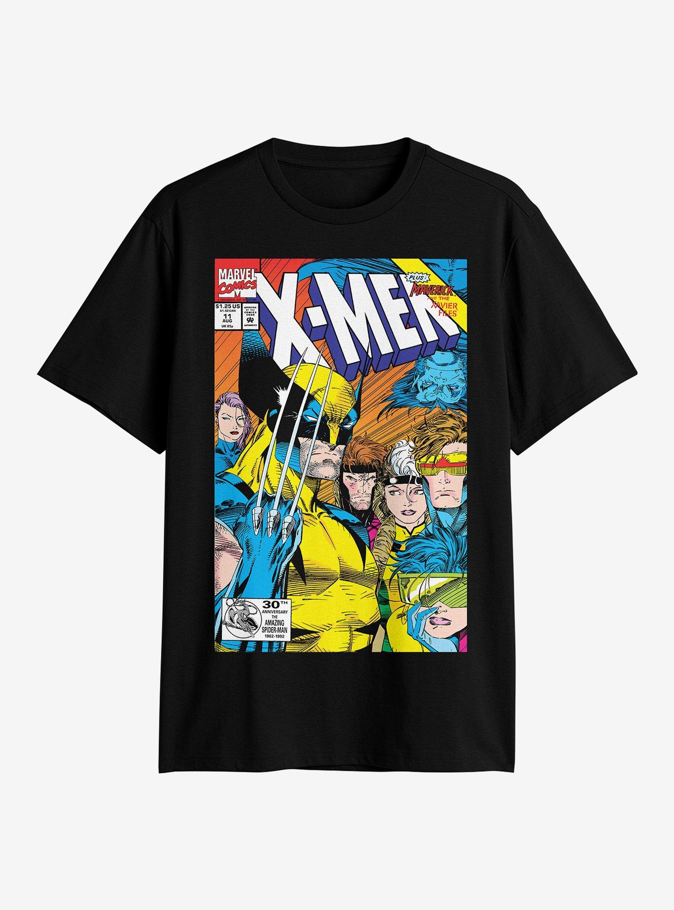 Marvel X-Men Wolverine Jim Lee Comic Cover T-Shirt, BLACK, hi-res