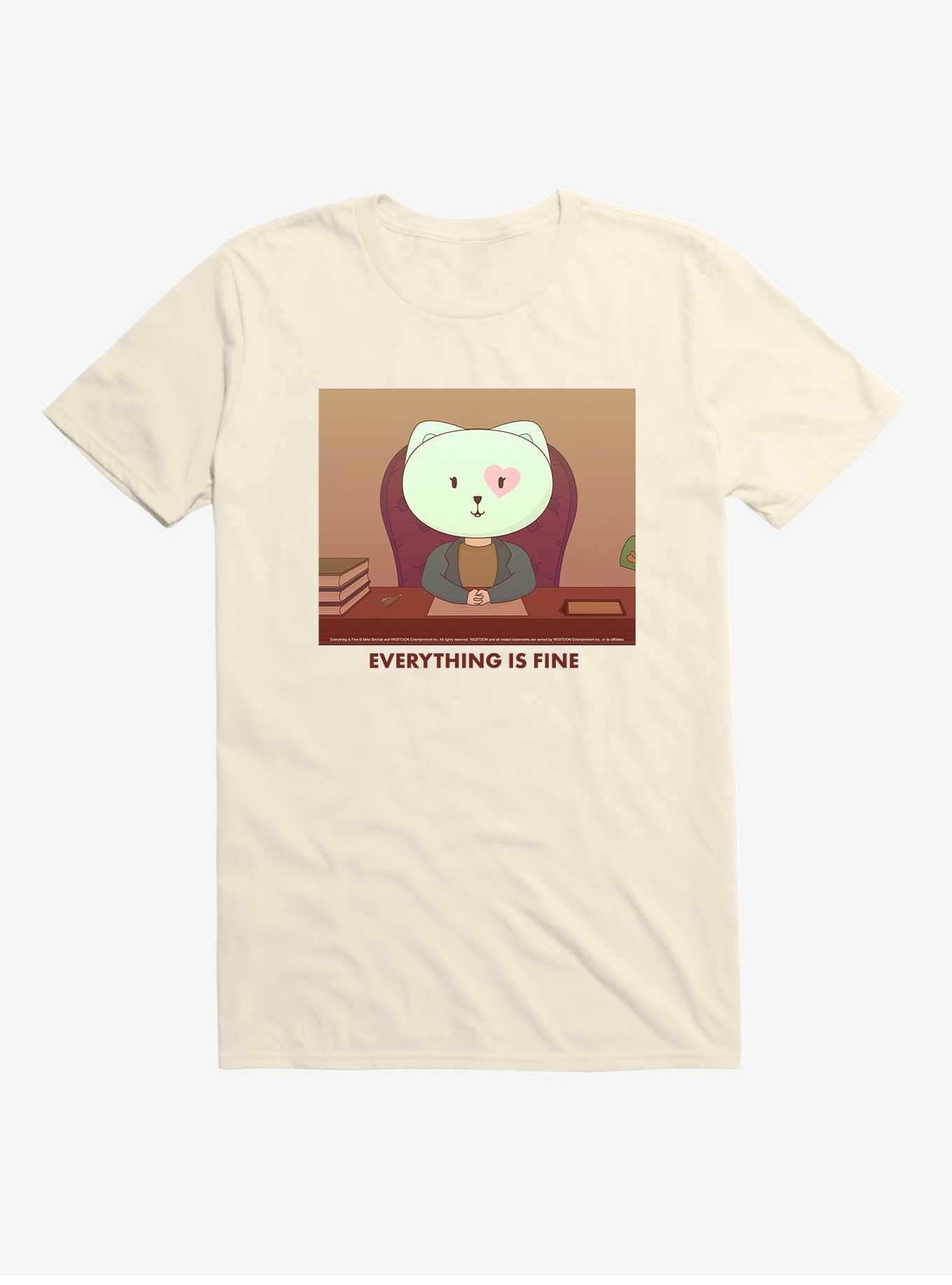 Everything Is Fine Mayor Laura T-Shirt, NATURAL, hi-res