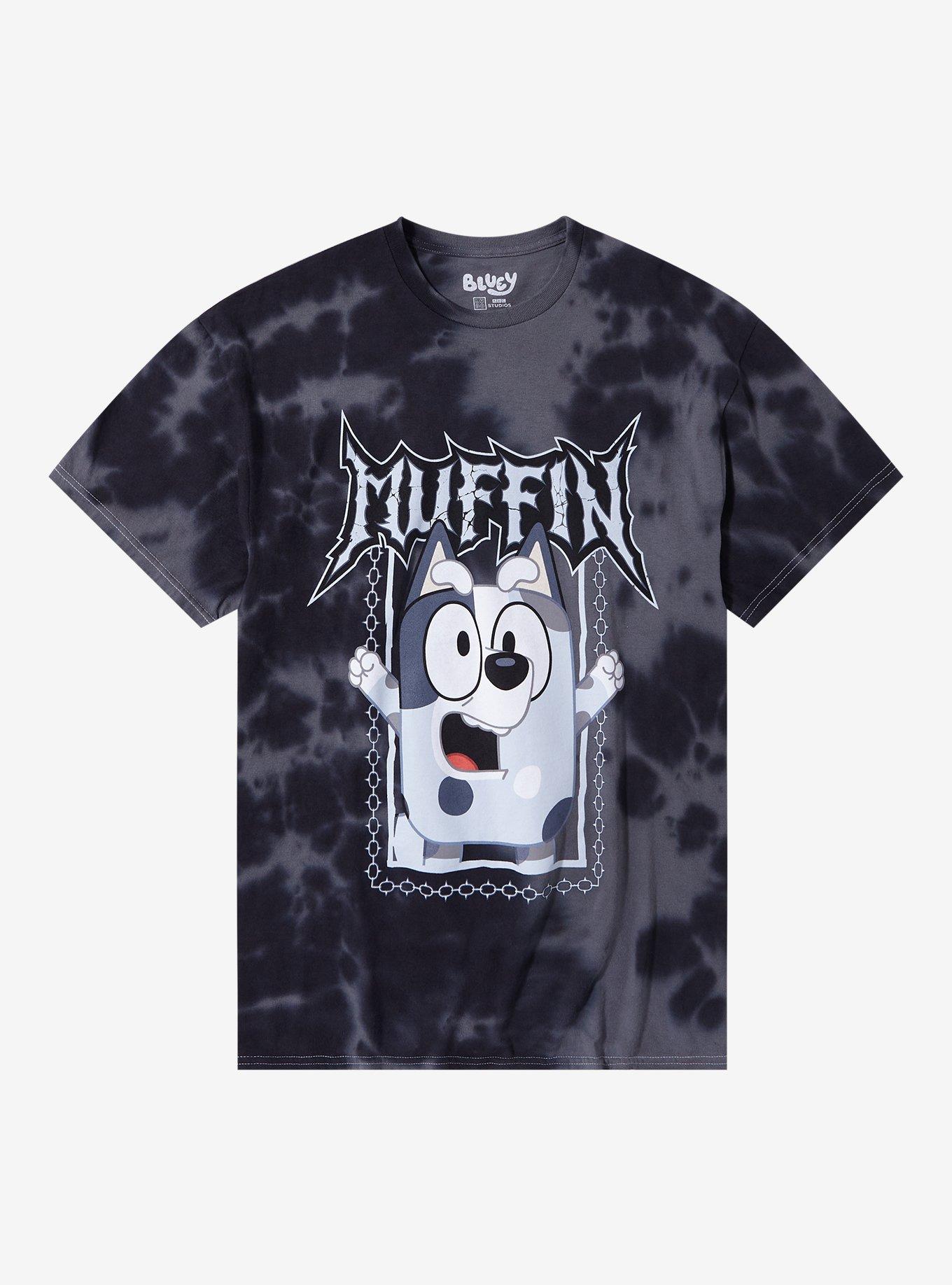 Bluey Muffin Metal Tie-Dye T-Shirt, MULTI, hi-res