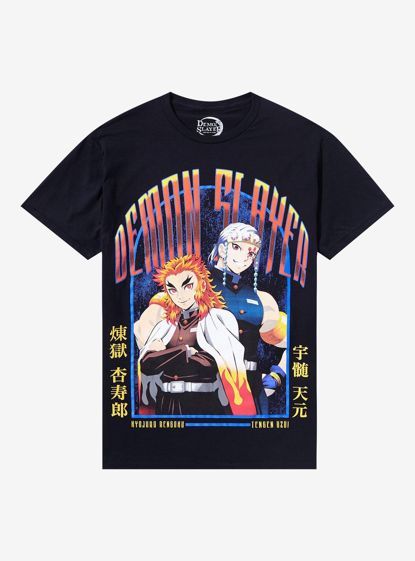 Demon Slayer: Kimetsu No Yaiba Rengoku & Tengen T-Shirt, , hi-res