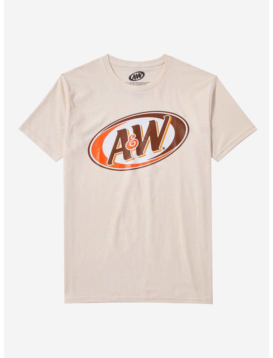 A&W Root Beer Logo T-Shirt, SAND, hi-res