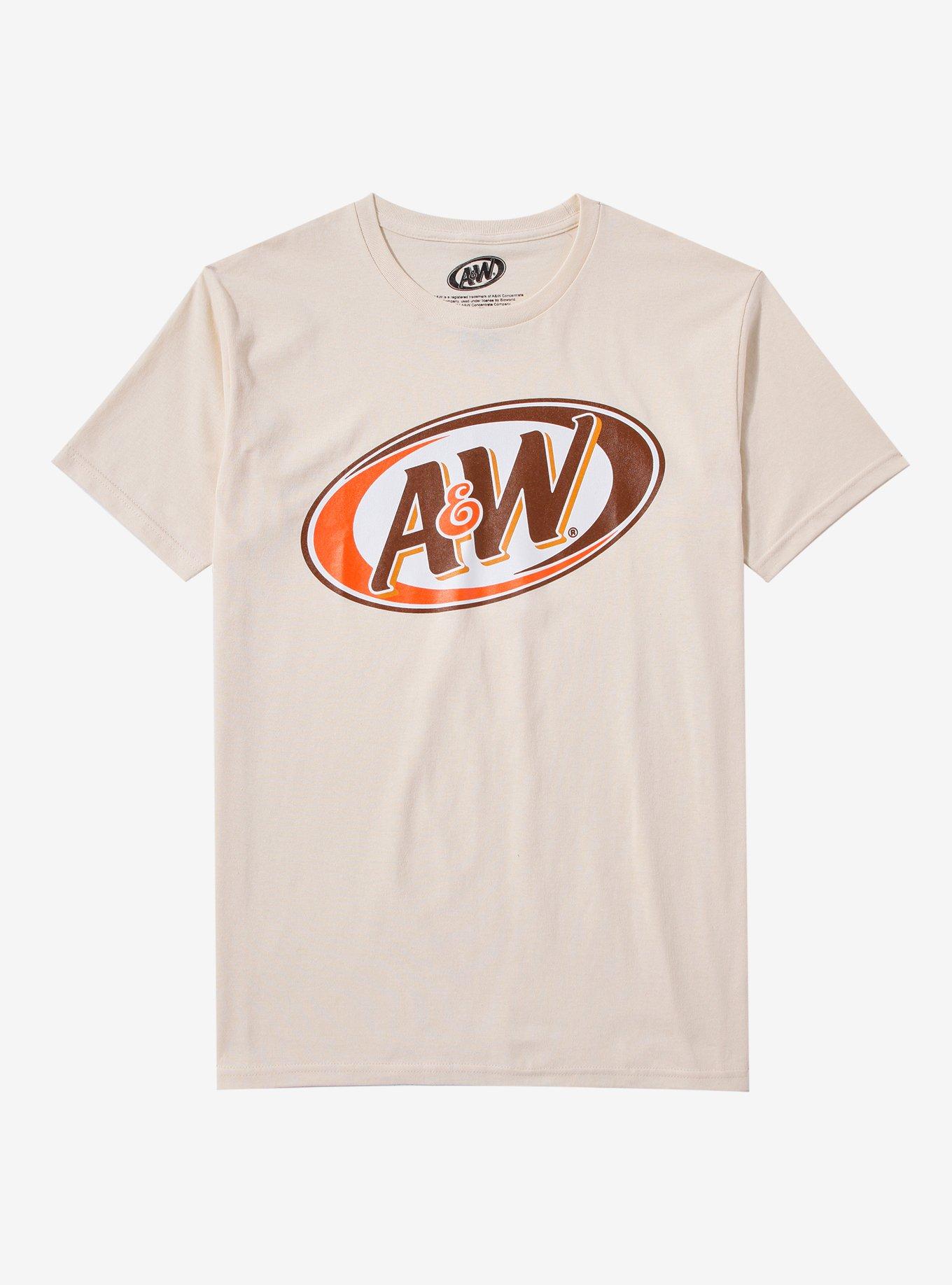 A&W Root Beer Logo T-Shirt, SAND, hi-res