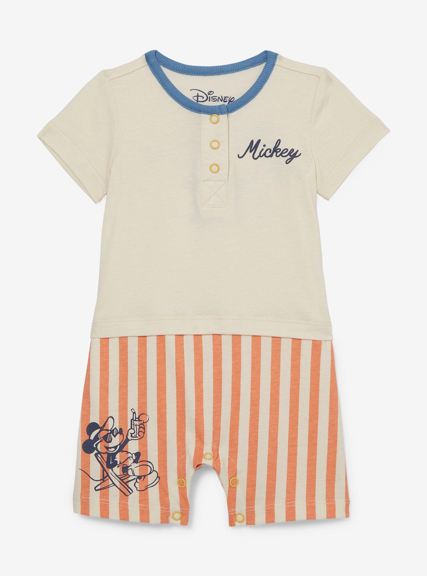 Disney Mickey Mouse Beach Infant Romper - BoxLunch Exclusive, , hi-res