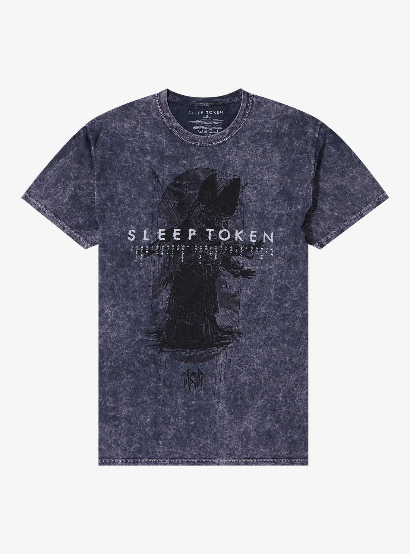 Sleep Token Aqua Regia Mineral Wash T-Shirt, , hi-res