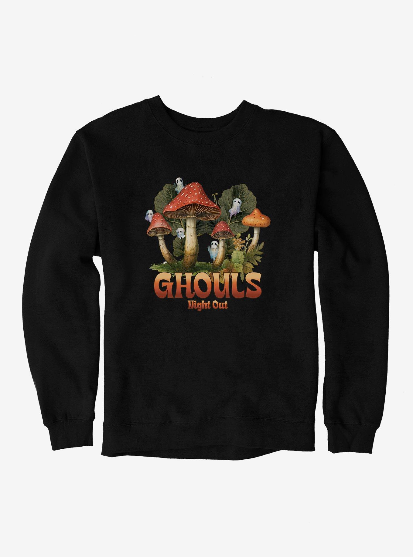 Ghouls Night Out Sweatshirt, BLACK, hi-res