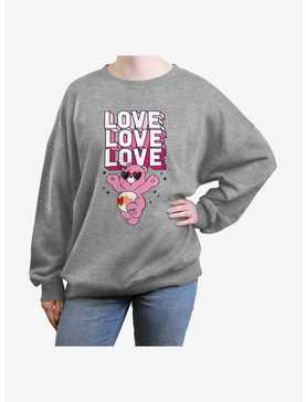 Care Bears Love Stack Love-a-Lot Bear Womens Oversized Sweatshirt, , hi-res