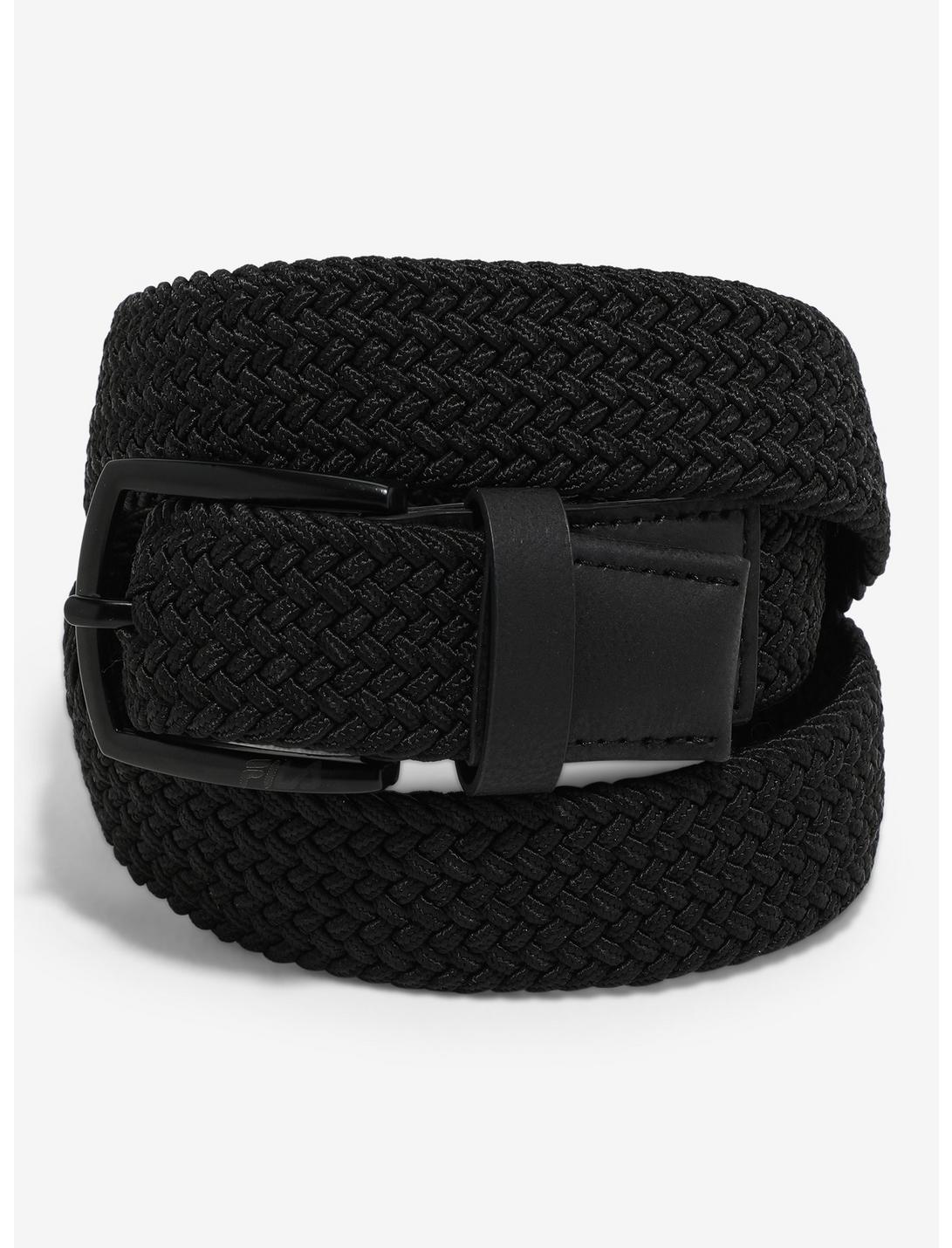 FILA Black Braided Belt, MULTI, hi-res