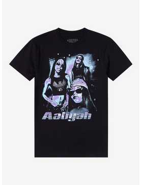 Aaliyah Silver Accent Collage Boyfriend Fit Girls T-Shirt, , hi-res