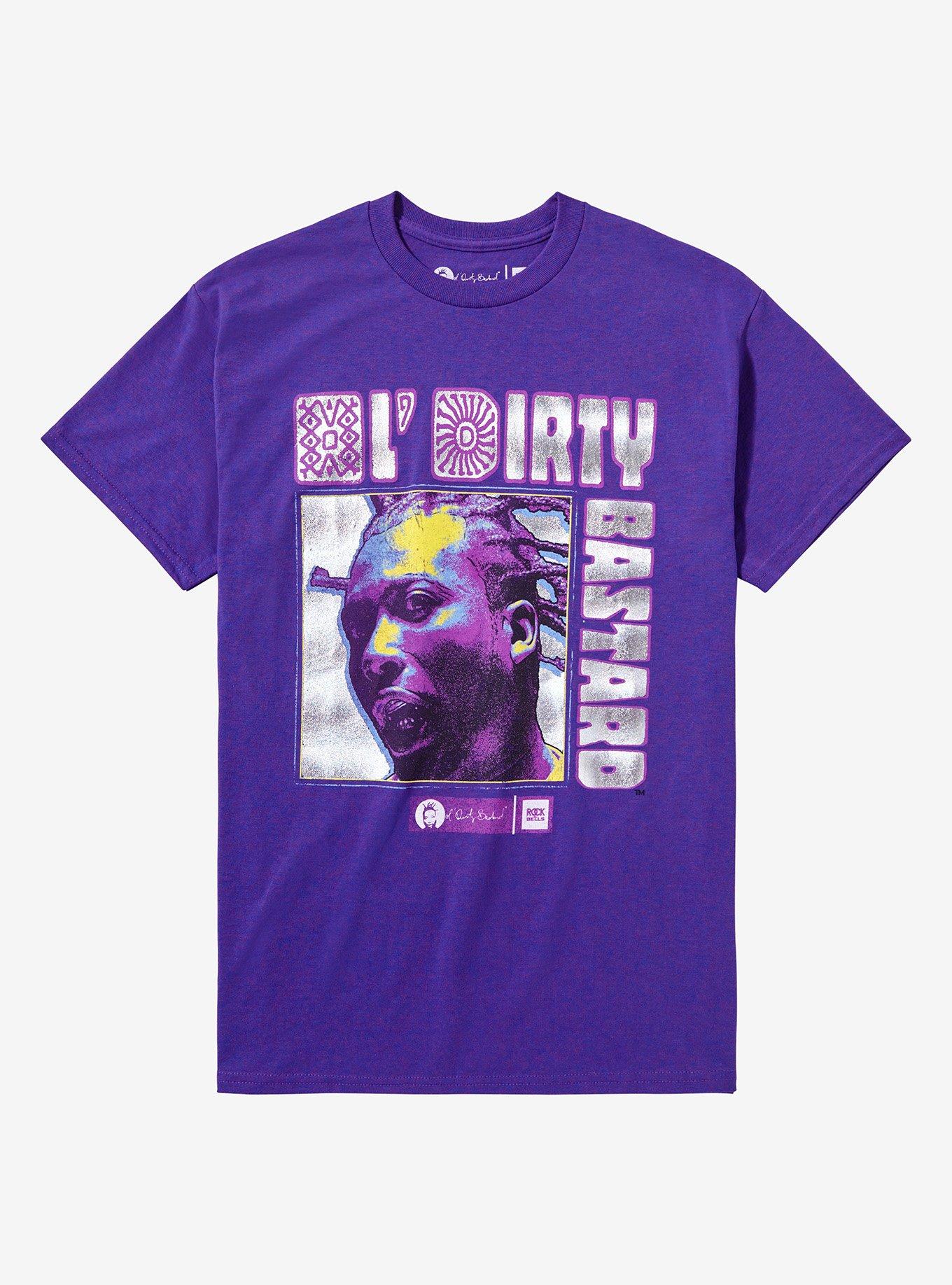 Ol' Dirty Bastard Oil Slick Boyfriend Fit Girls T-Shirt, LILAC, hi-res