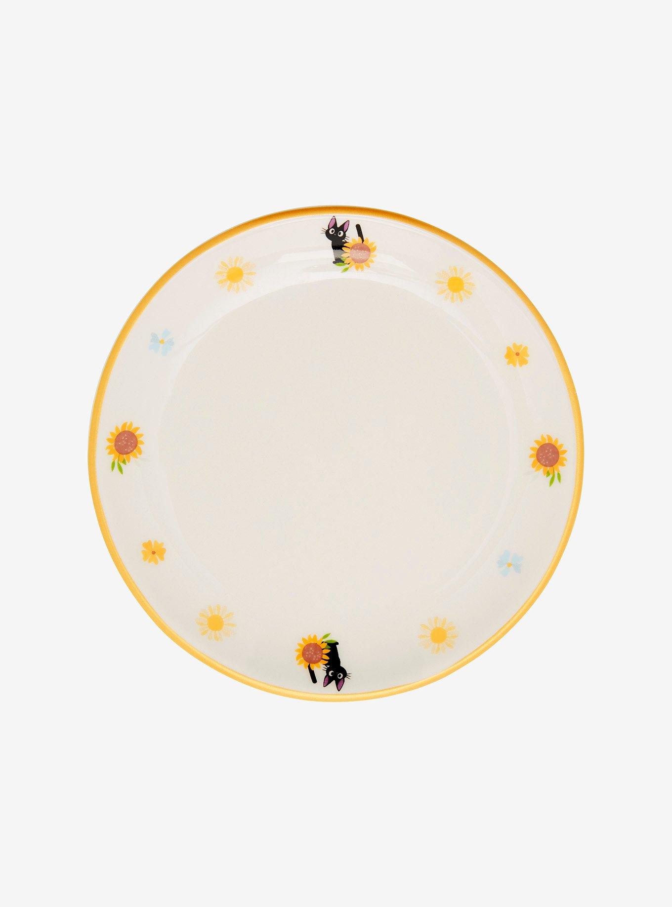 Studio Ghibli Kiki's Delivery Service Jiji & Sunflowers Trinket Tray - BoxLunch Exclusive