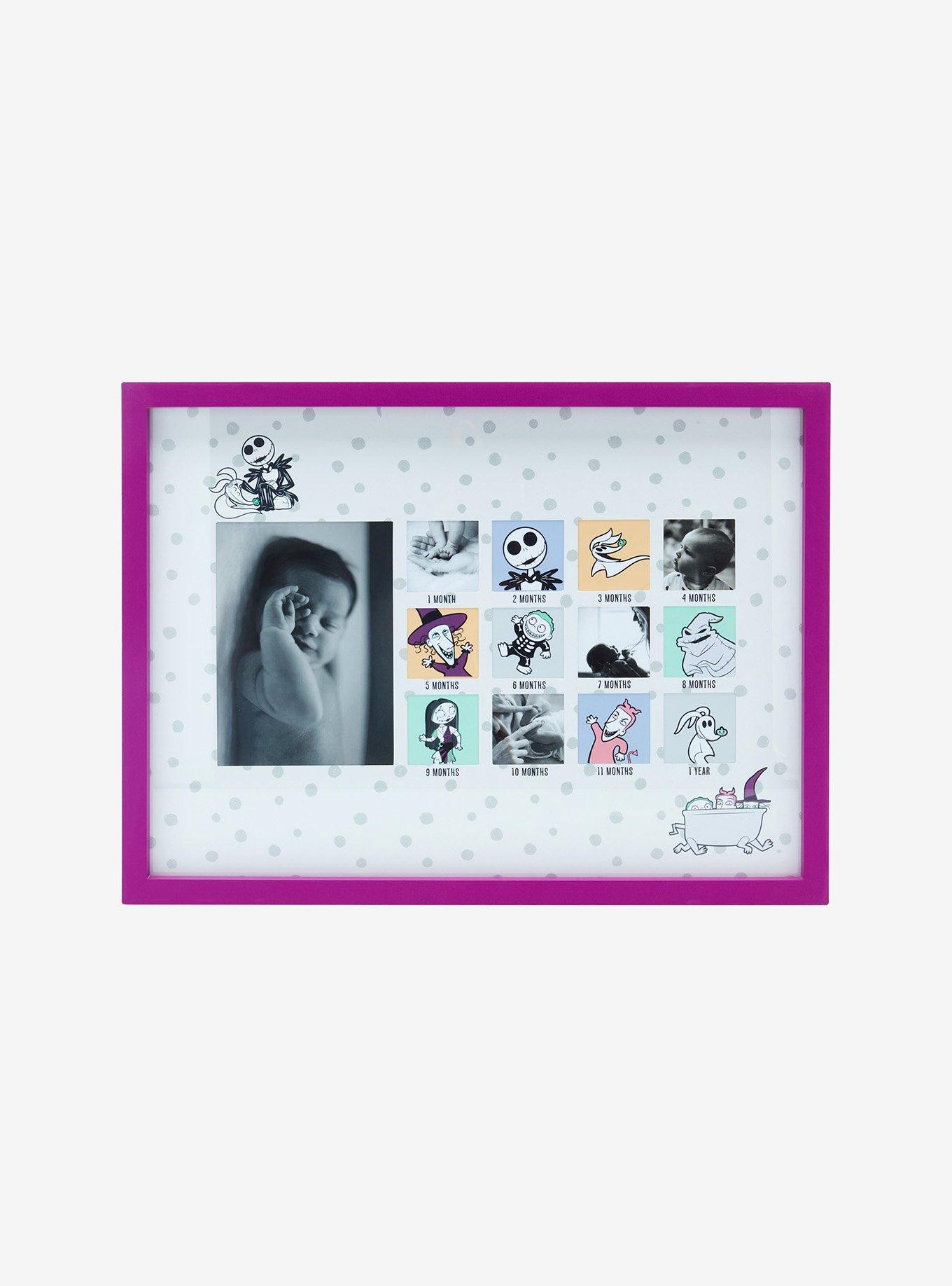 Disney The Nightmare Before Christmas Polka Dot Monthly Milestones Picture Frame, , hi-res