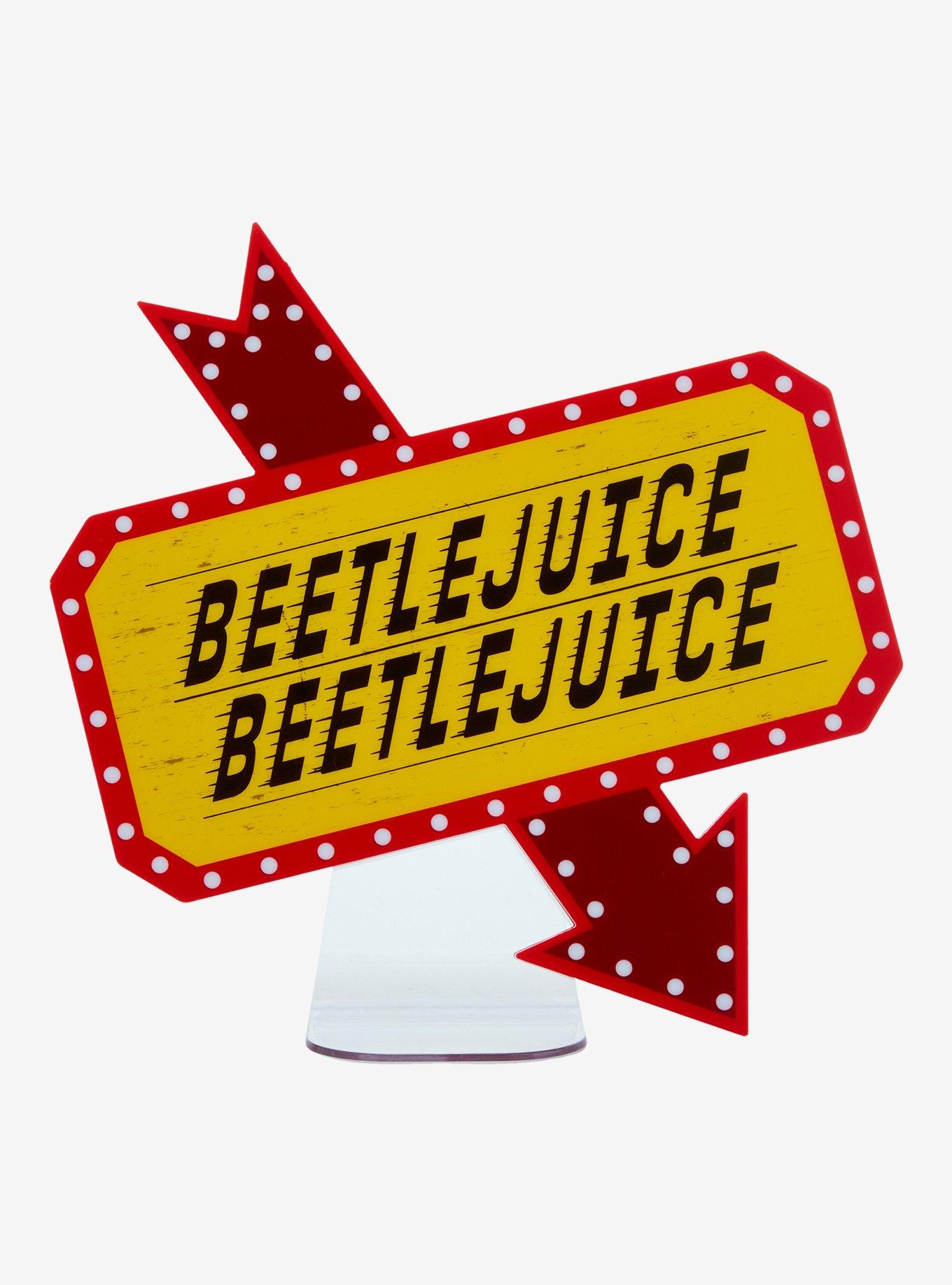 Beetlejuice Light-Up Name Sign, , hi-res