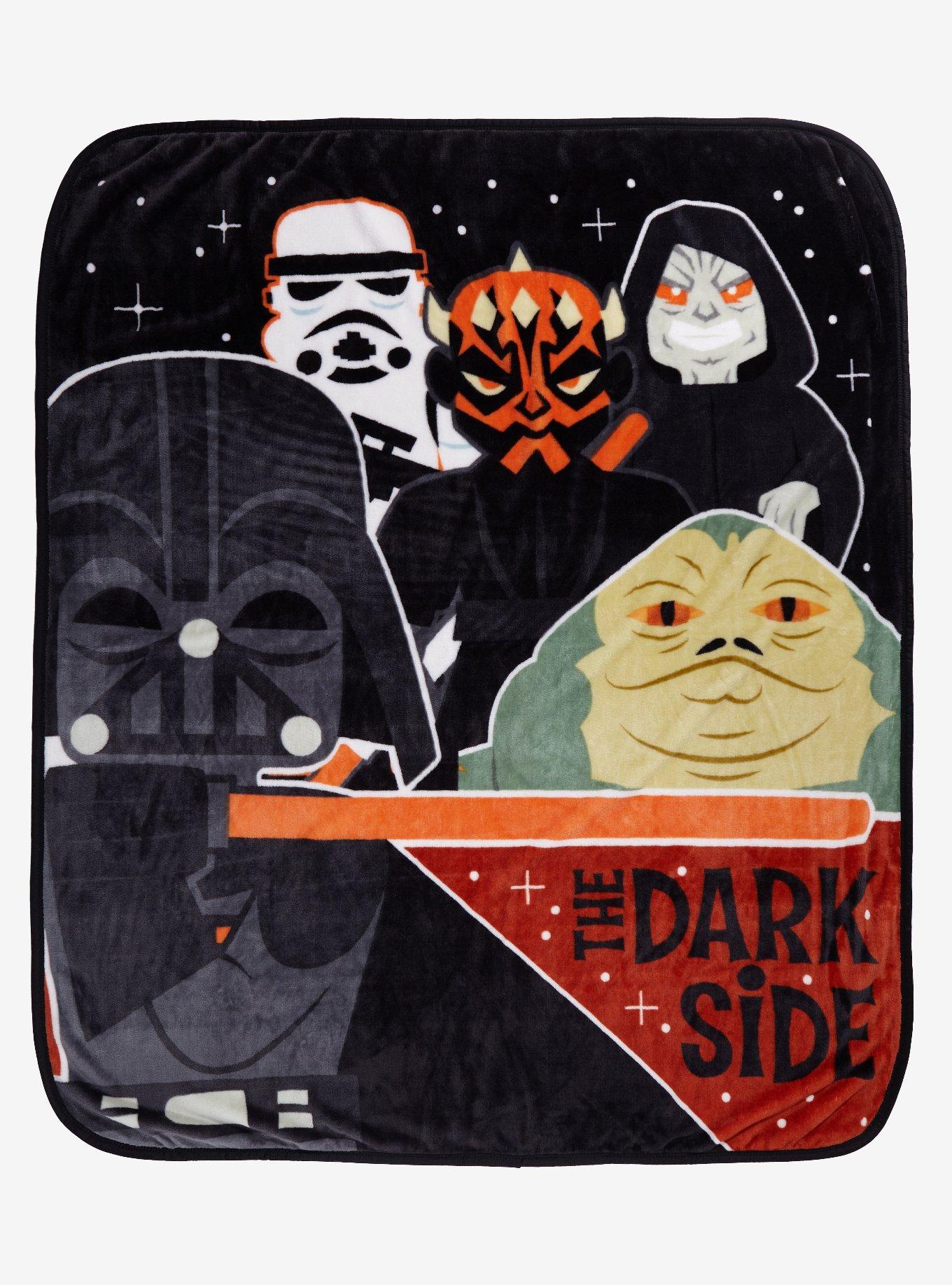 Star Wars The Dark Side Villains Fleece Throw - BoxLunch Exclusive, , hi-res