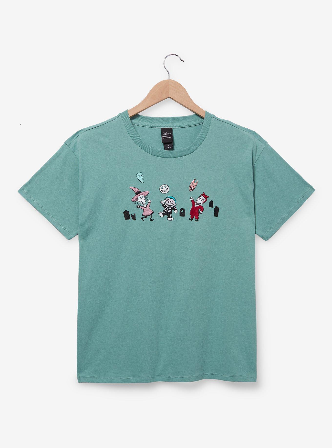 Disney The Nightmare Before Christmas Lock, Shock, & Barrel Group Portrait Women's T-Shirt - BoxLunch Exclusive, , hi-res