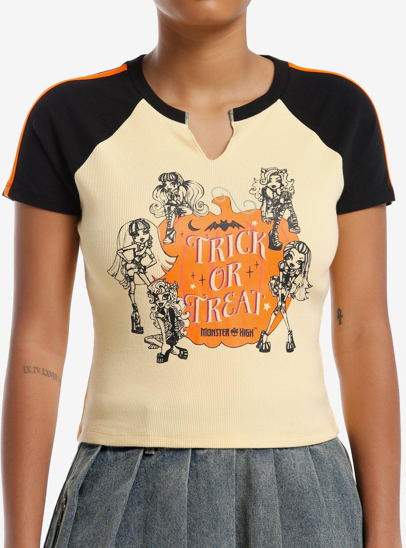 Monster High Trick Or Treat Girls Raglan Baby T-Shirt, , hi-res