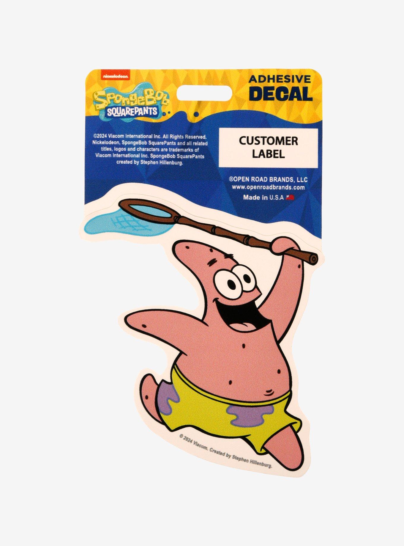 SpongeBob SquarePants Patrick Jellyfishing Car Decal, , hi-res